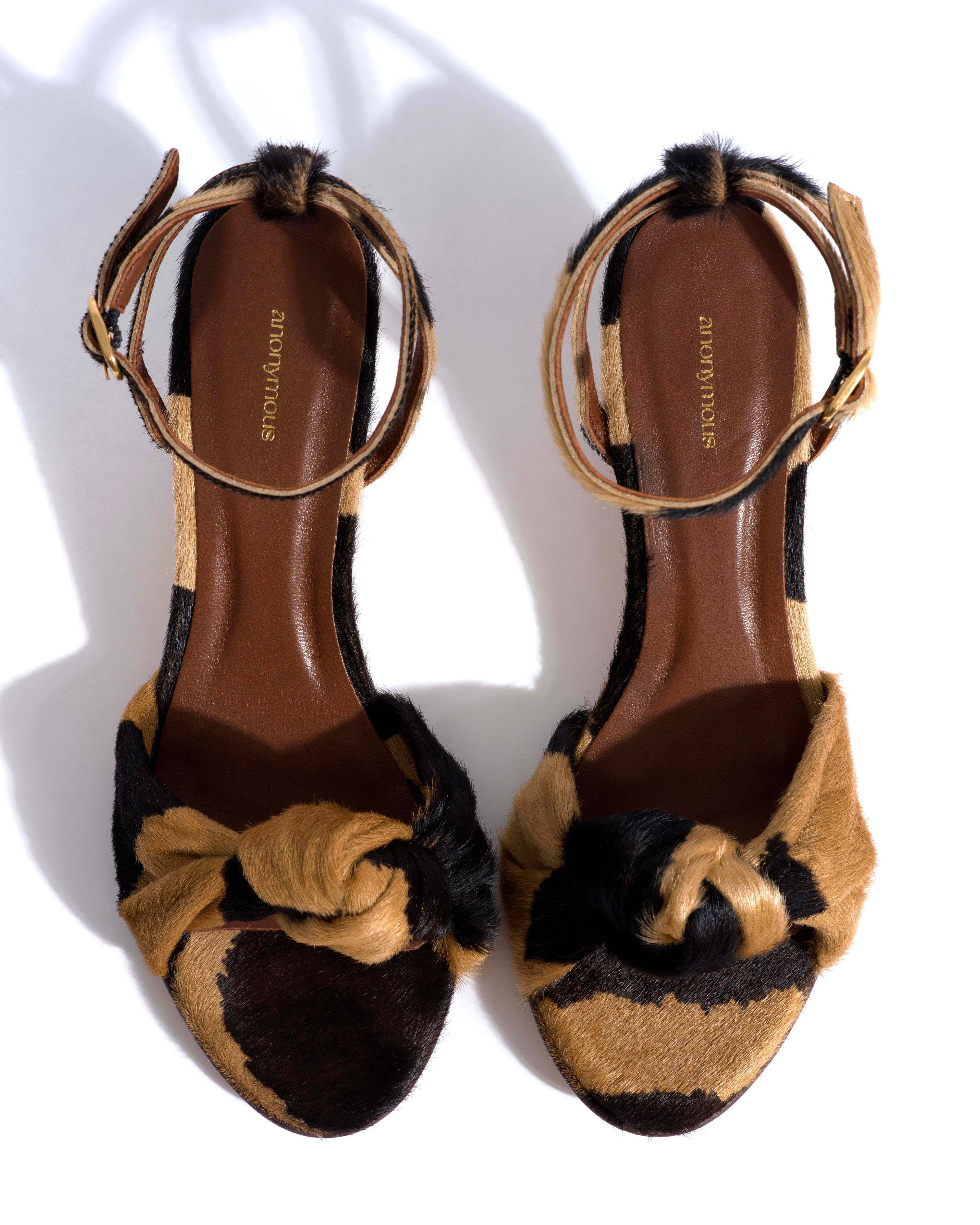 Aliza 50 stiletto Calf hair Tapir - Image 4