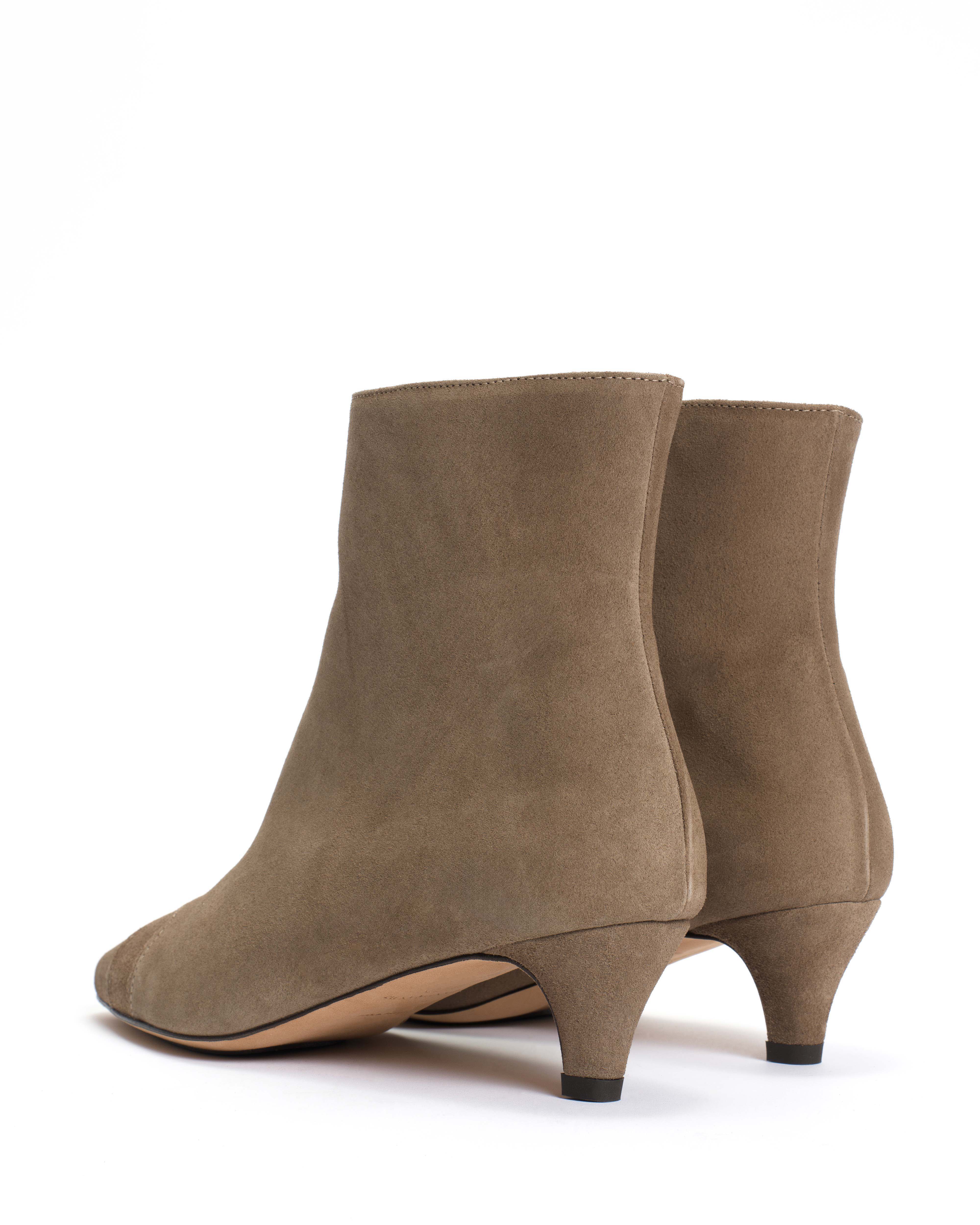 Avy 40 stiletto Calf suede Mushroom - Image 4