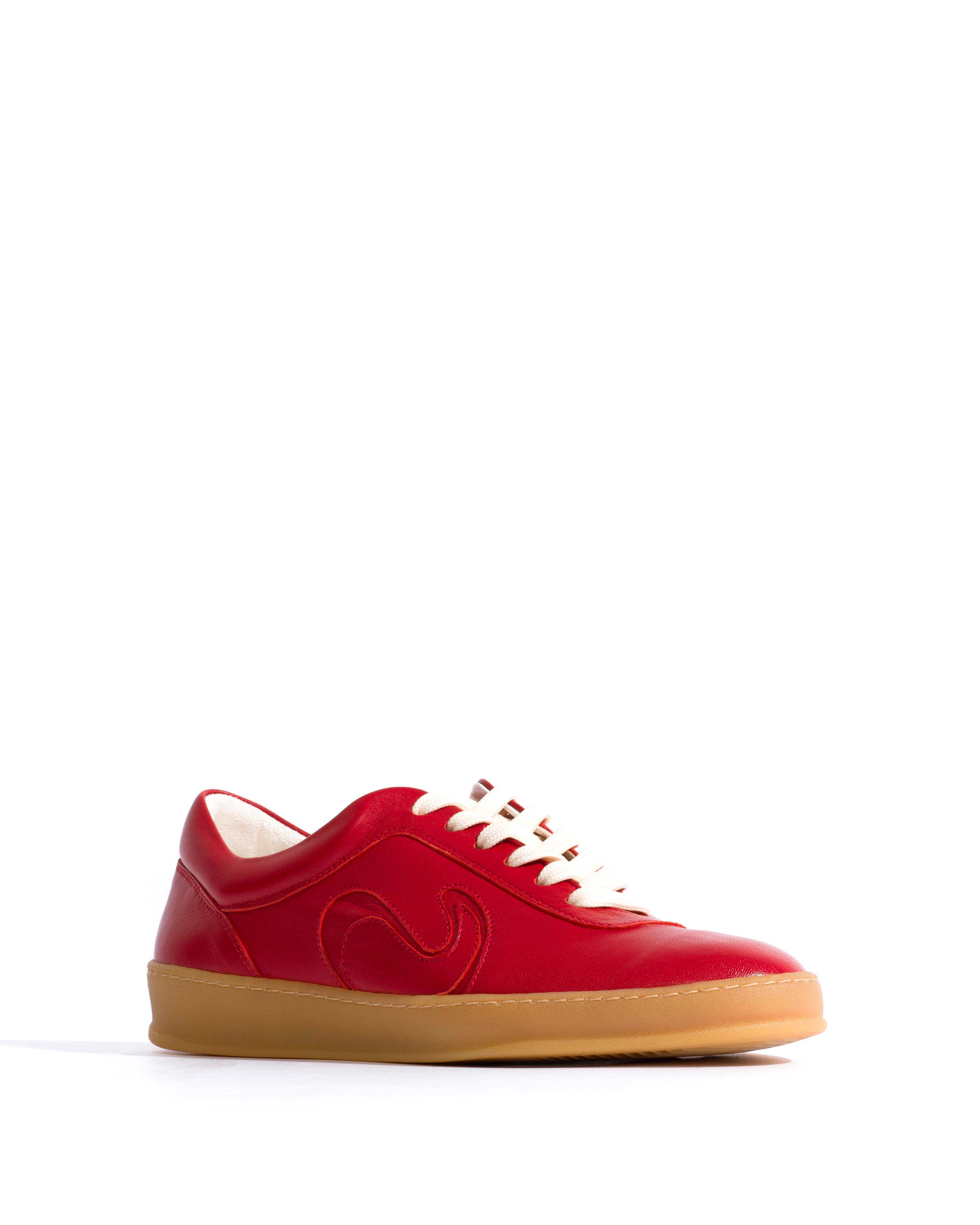 Blaire Shiny lamb Ruby red - Image 2