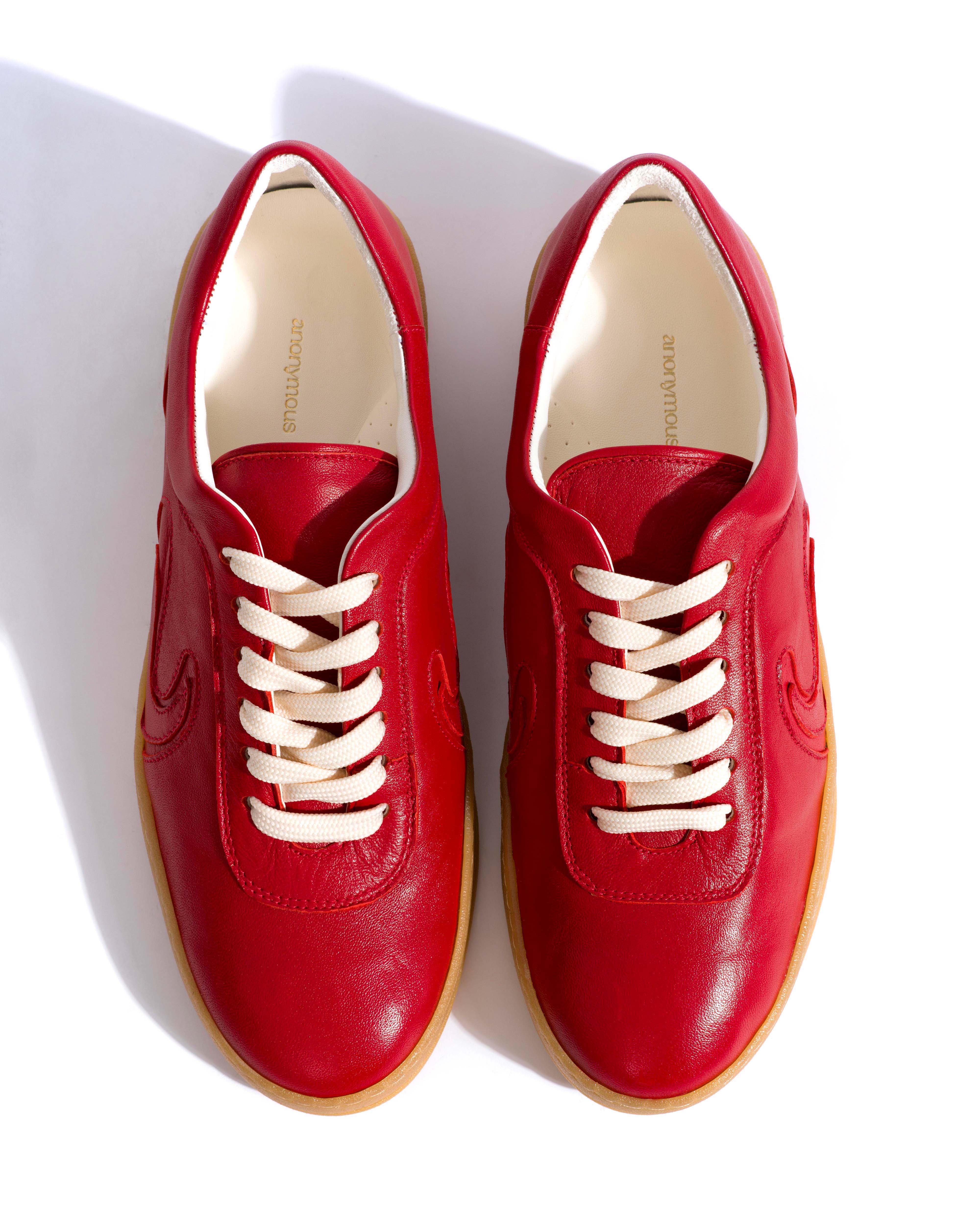 Blaire Shiny lamb Ruby red - Image 4