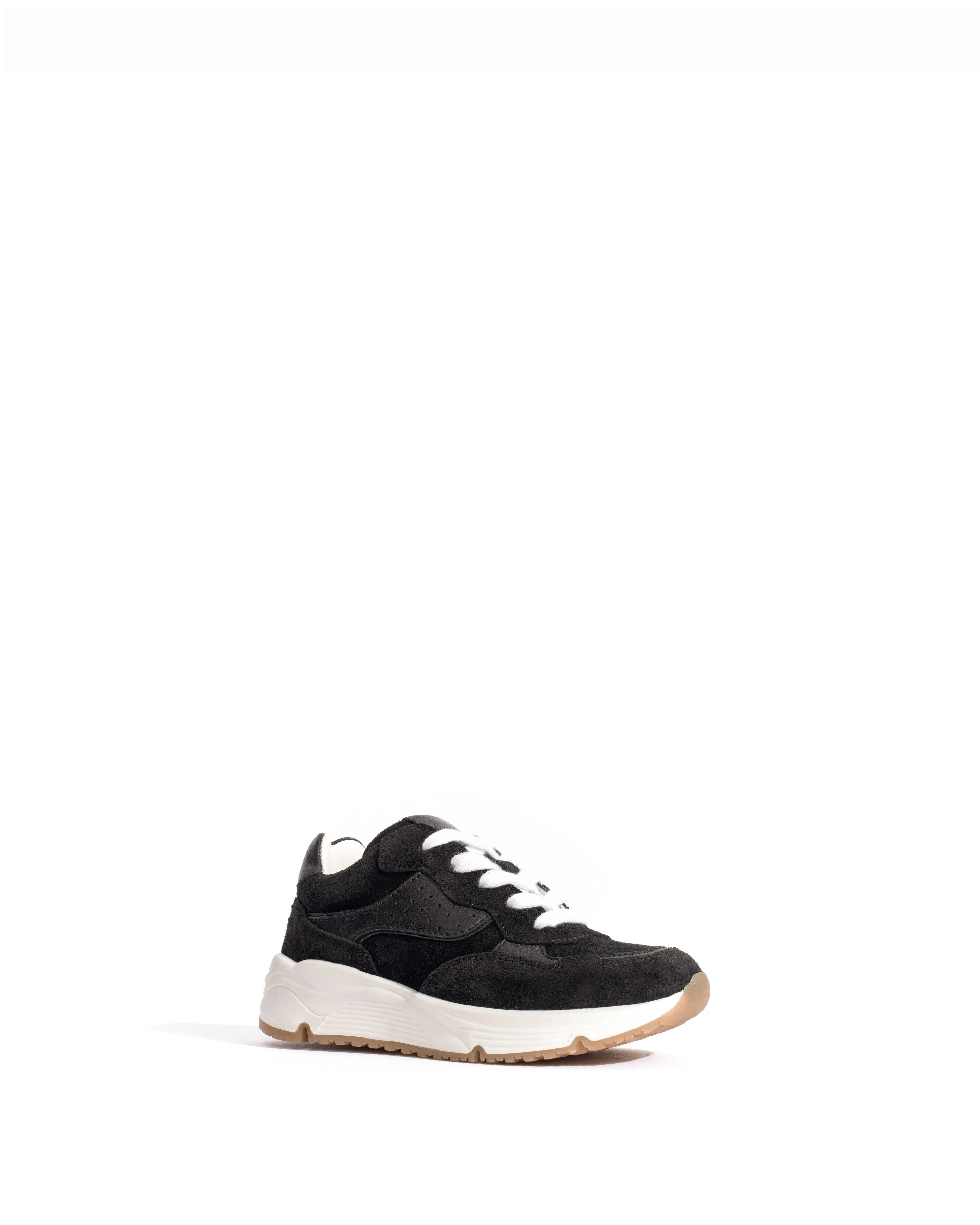 Cally junior Calf suede & sleek leather Black - Image 2