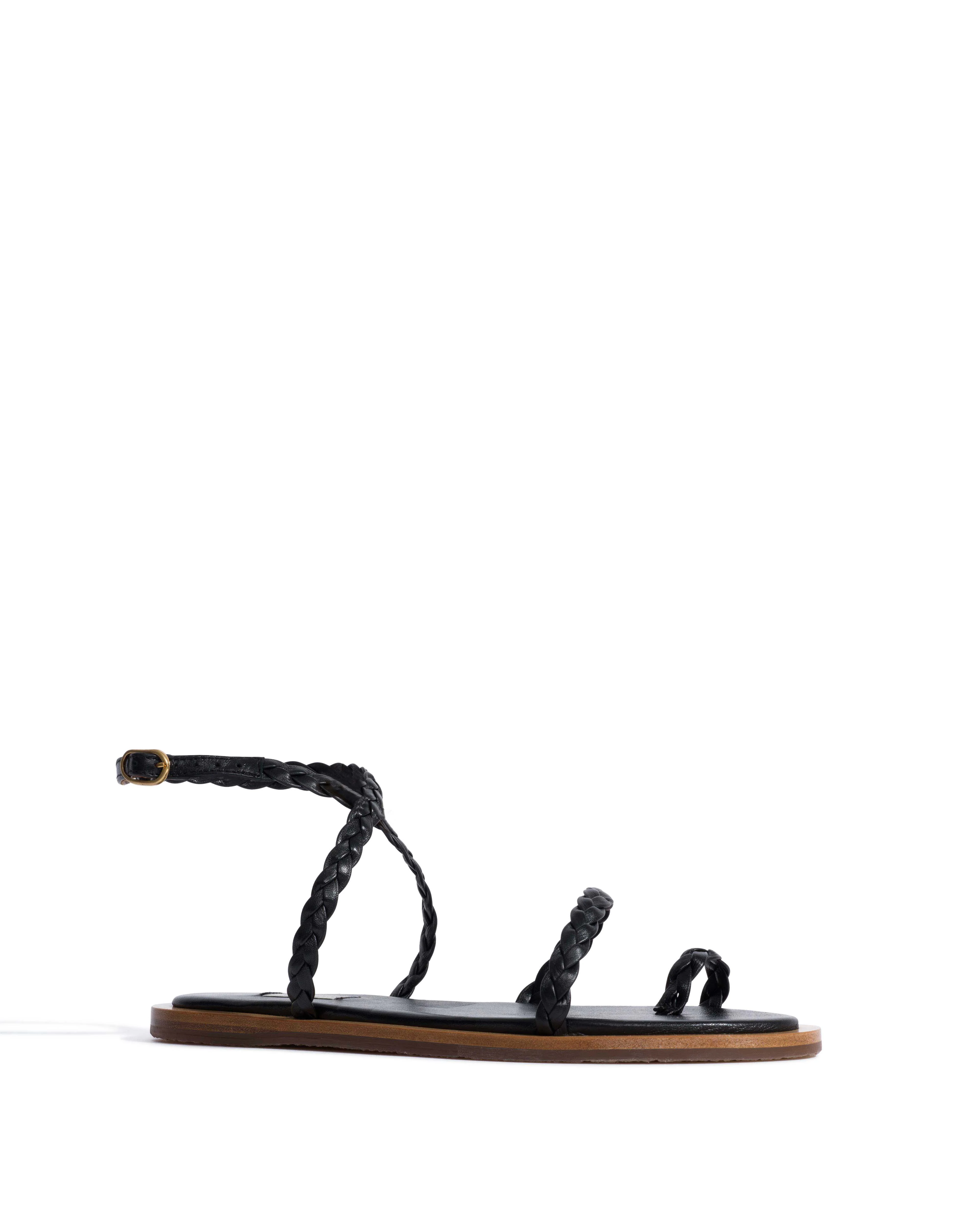 Cinca 10 hand-braided Hand-braided leather Black - Image 2
