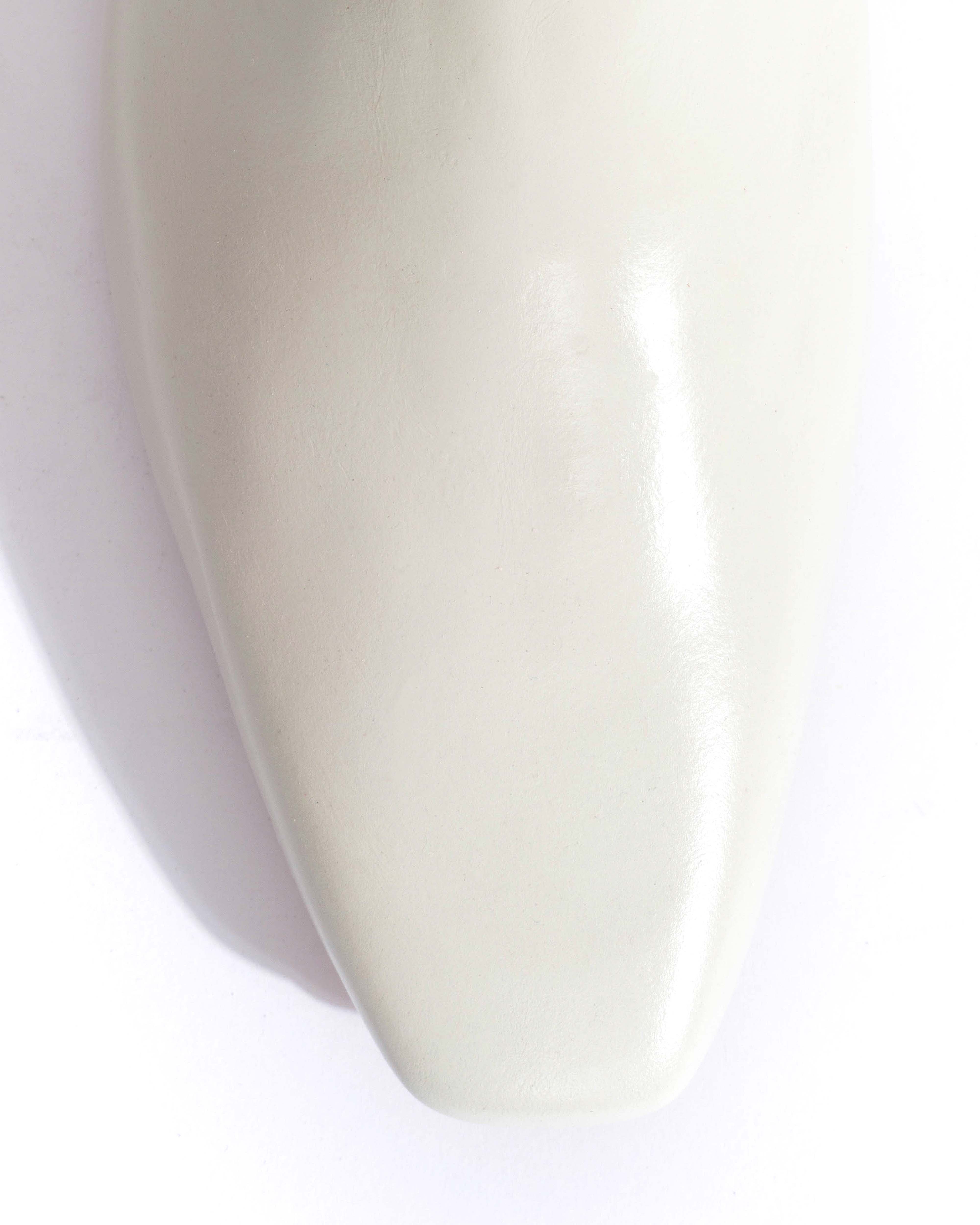 Gaby 40 Crinkled soft calf White sand - Image 5