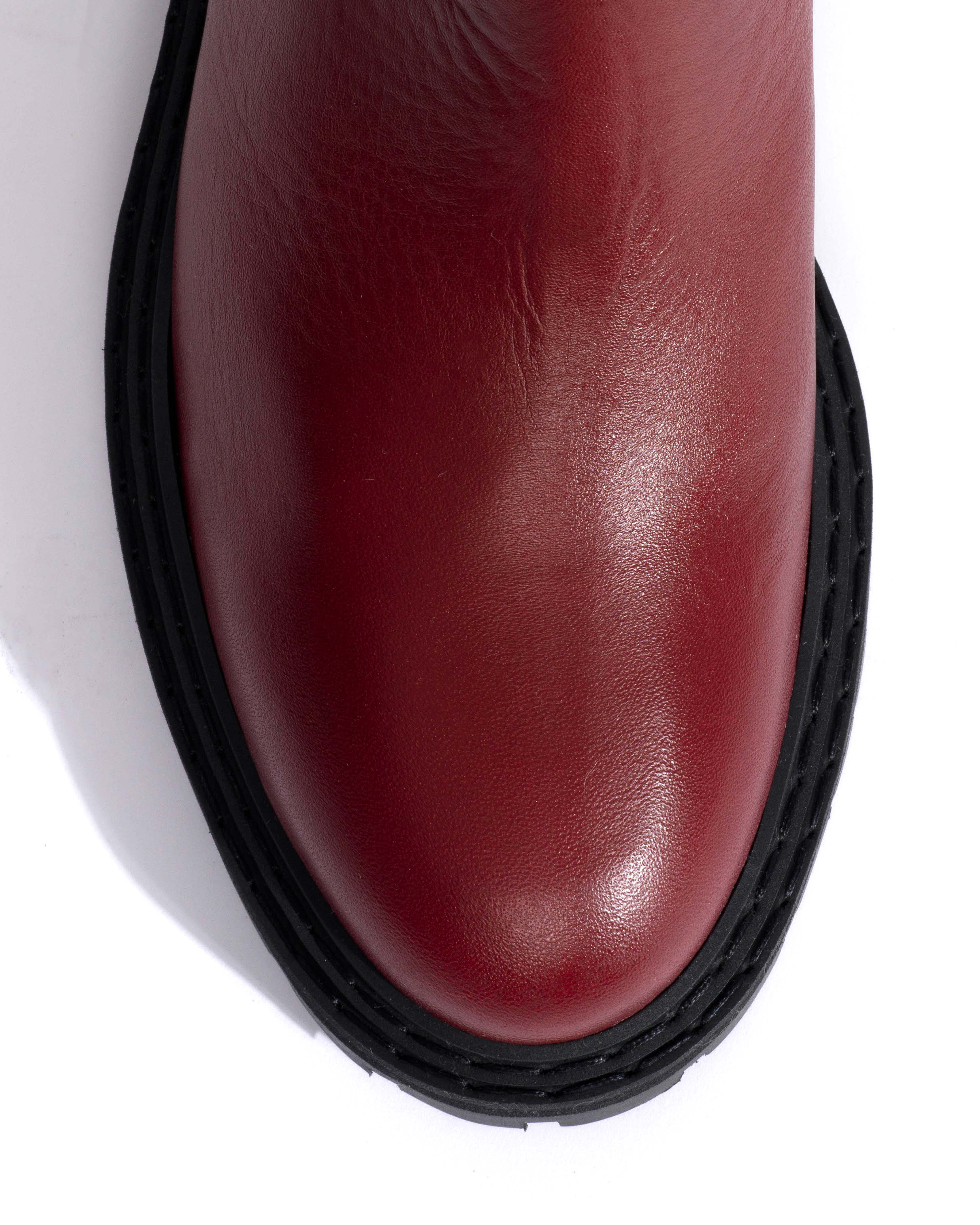 Haily high cut Soft calf Pomegranate - Image 5