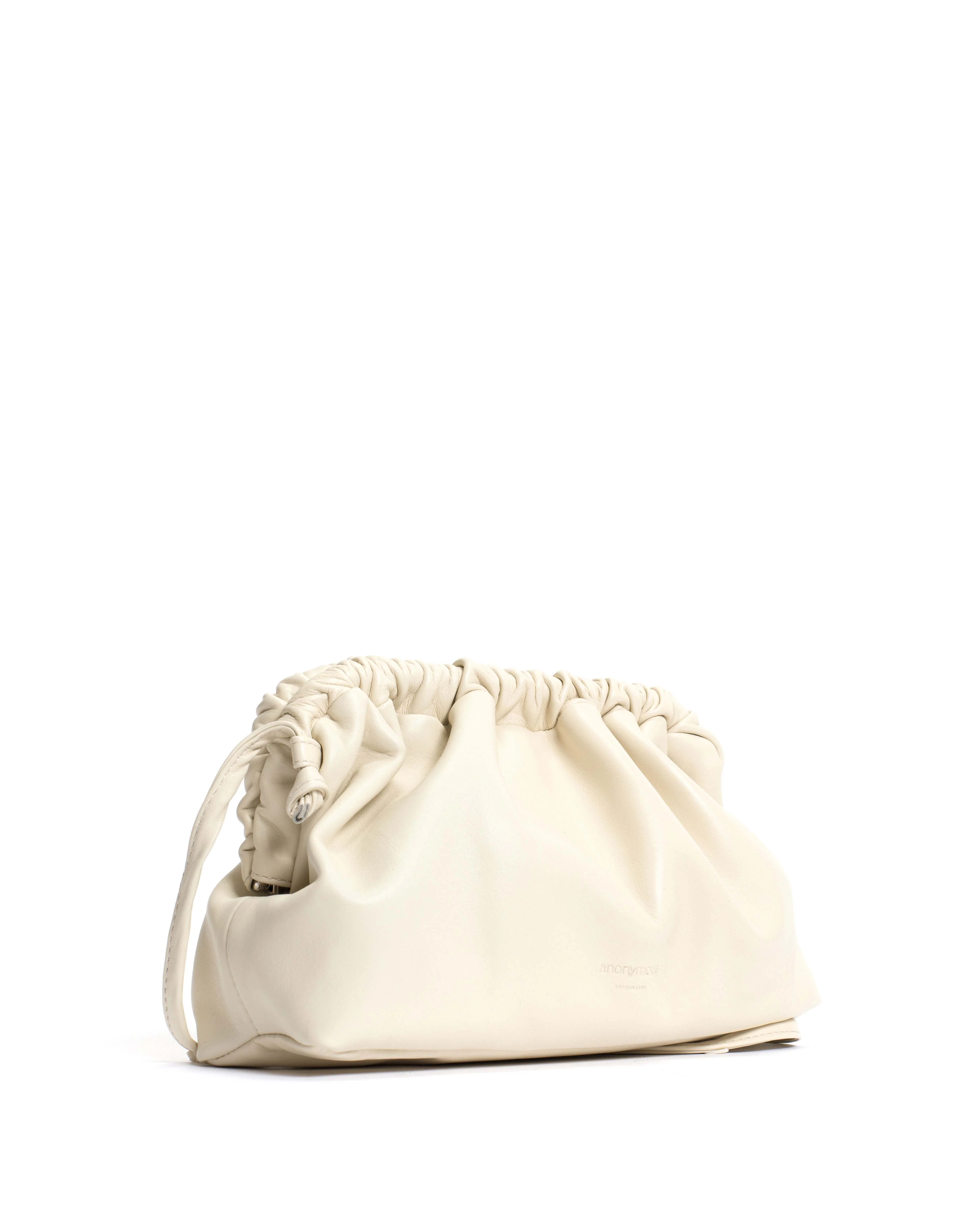 Hally classic cloud bag Shiny lamb White sand - Image 2
