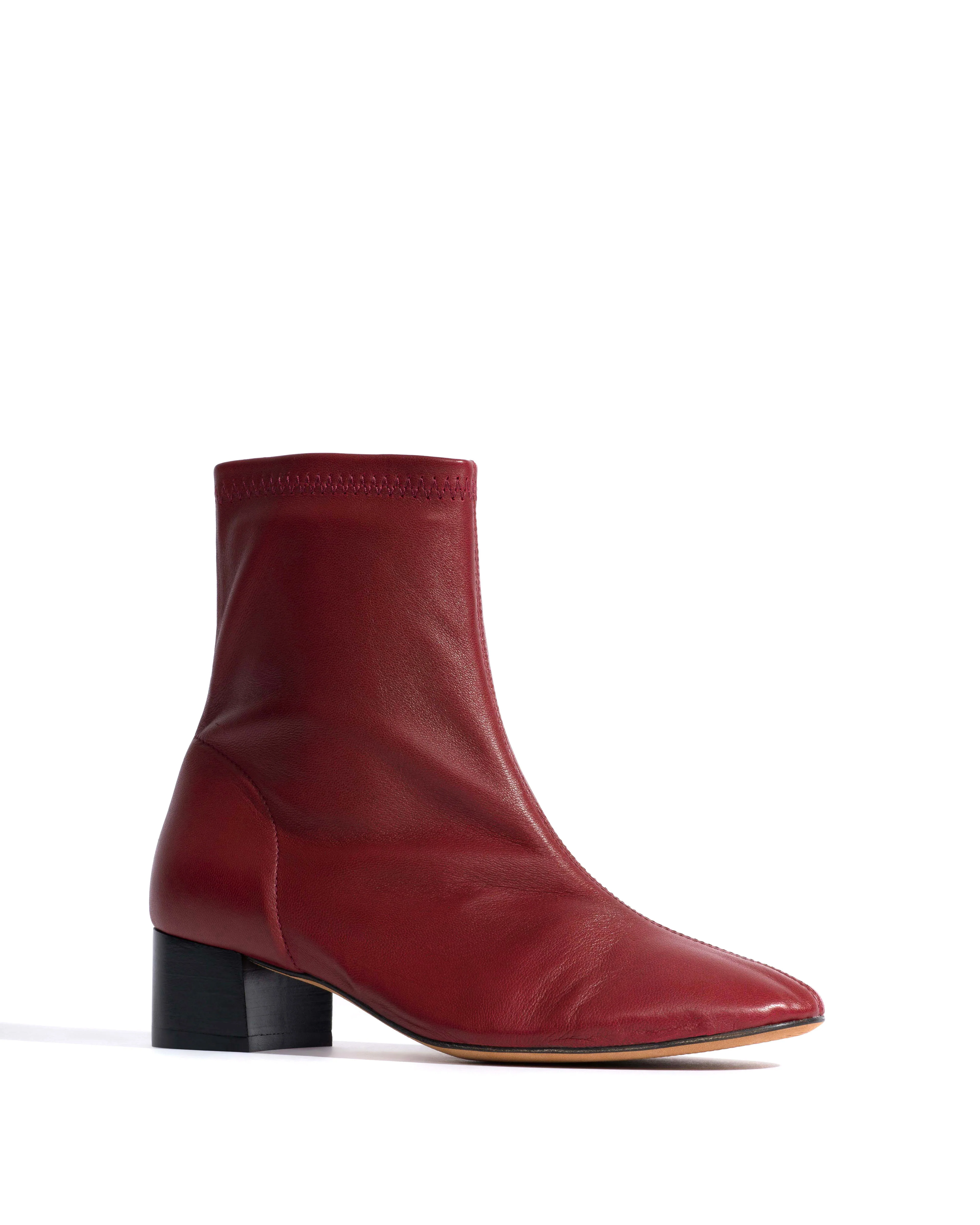 Hanny 40 stacked stretch Silky lamb Pomegranate - Image 2