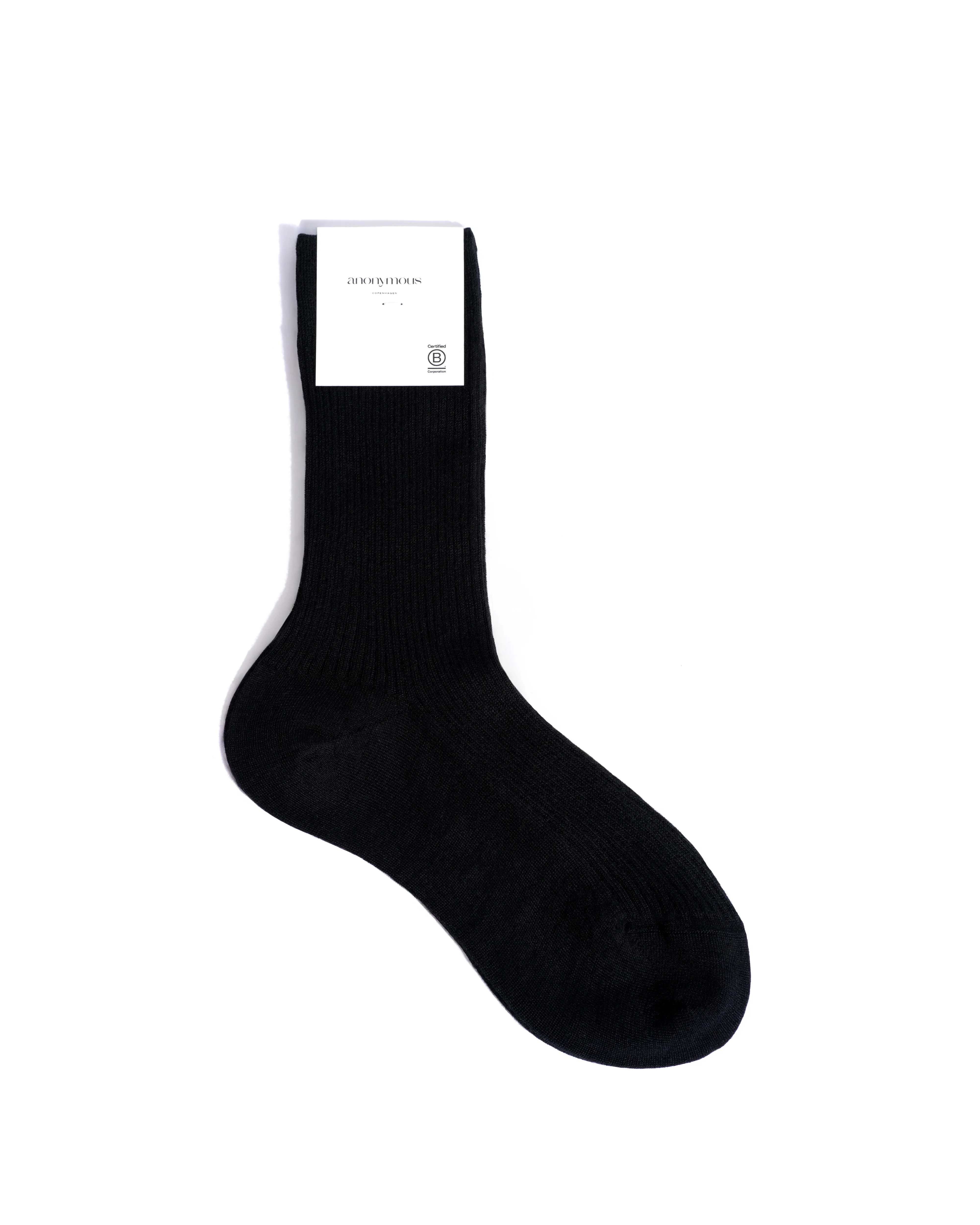 Ines silk cashmere socks 30% silk 70% cashmere Black - Image 4
