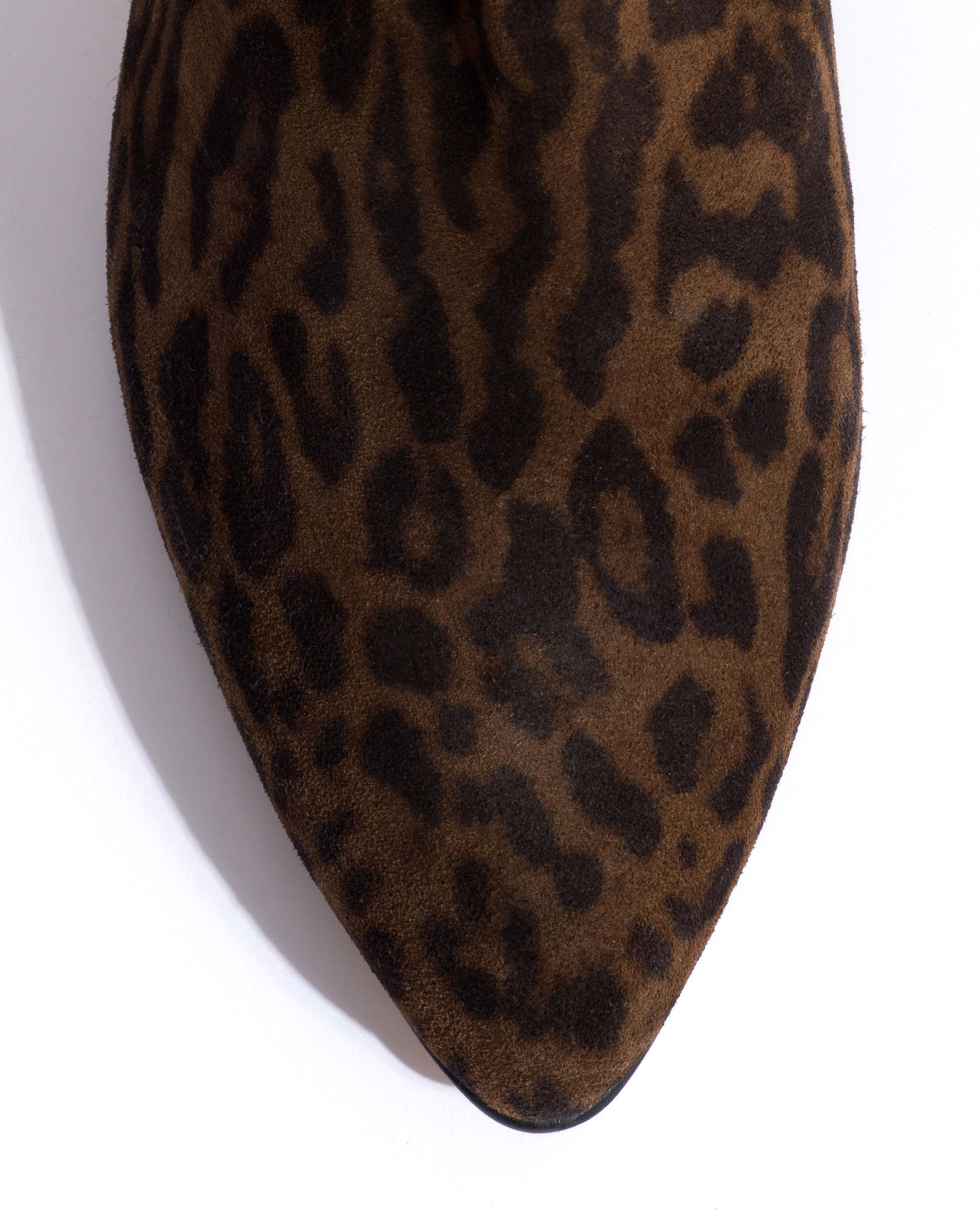 Jassi 50 stiletto Calf suede print Jaguar - Image 5