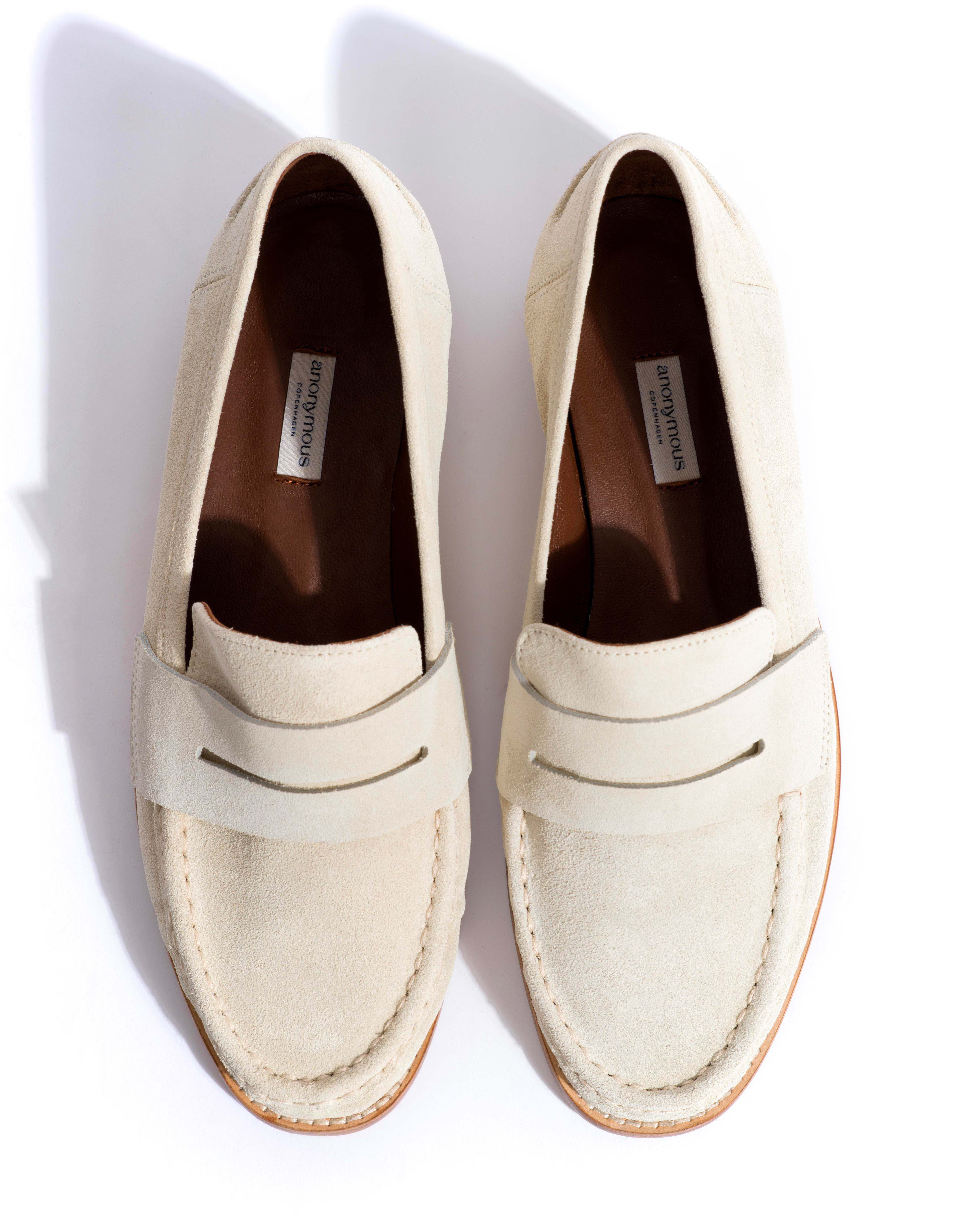 Jesha Calf suede Antique white - Image 4