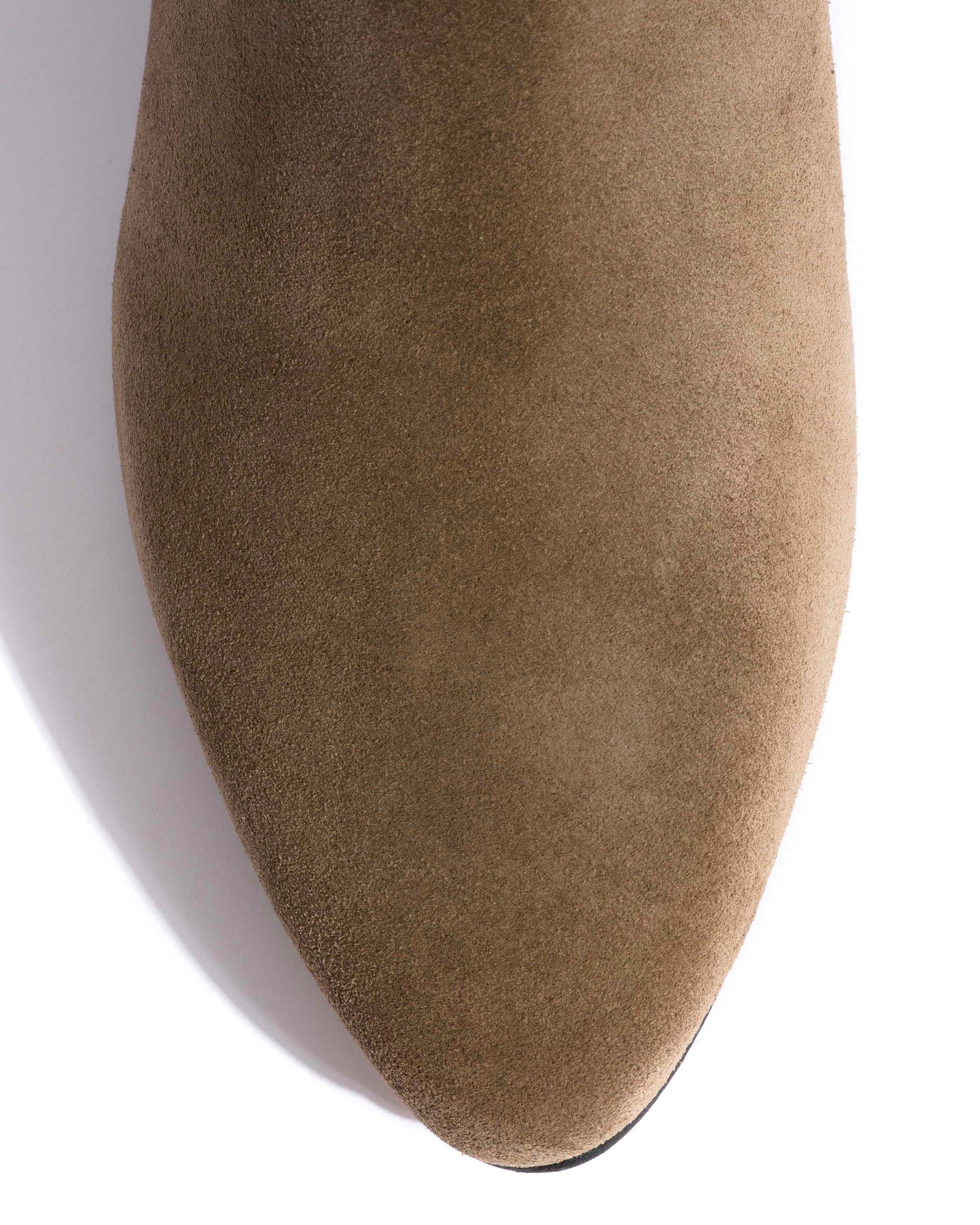 Kyra Calf suede Dried olive - Image 5