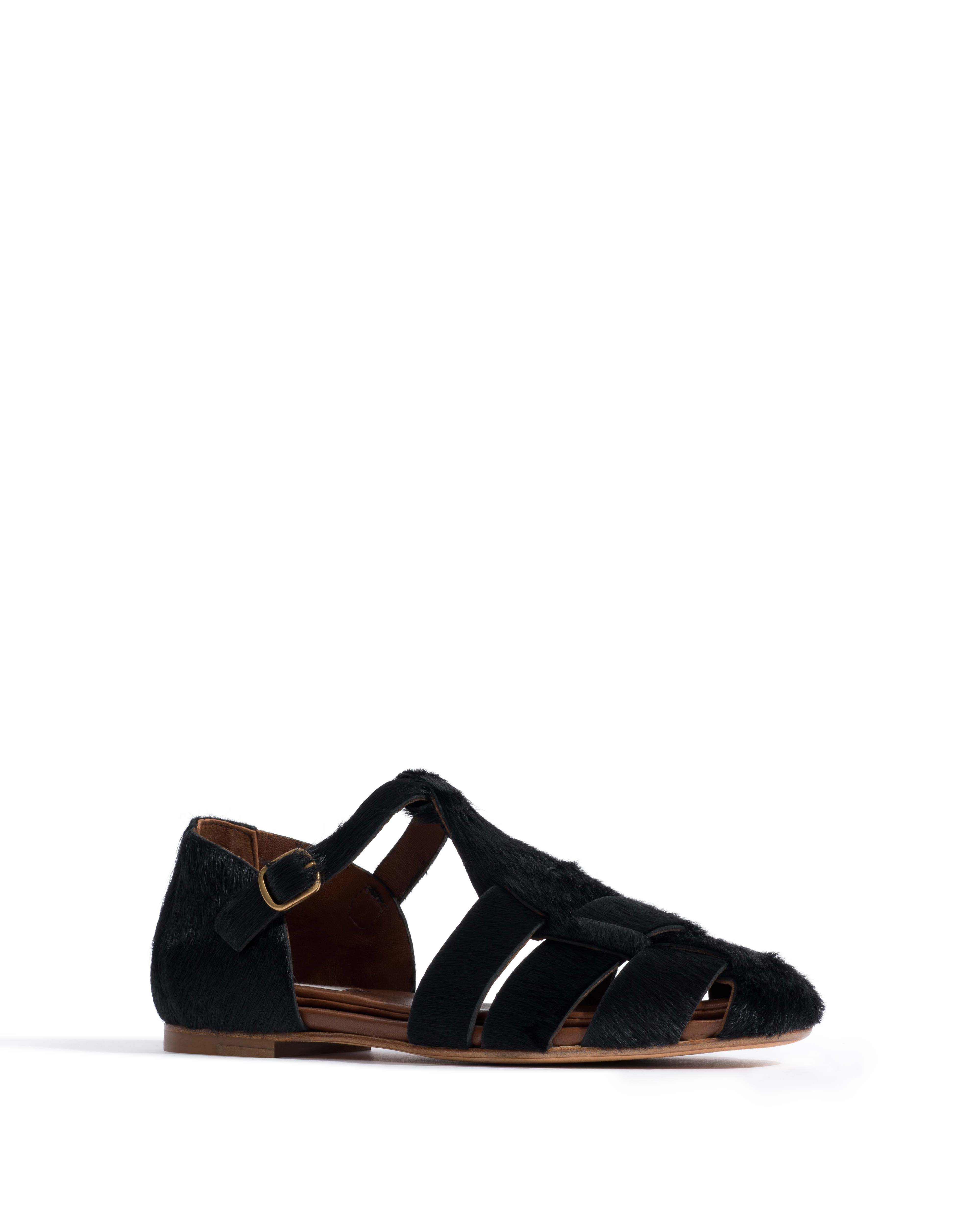 Lain flats Calf hair Black - Image 2