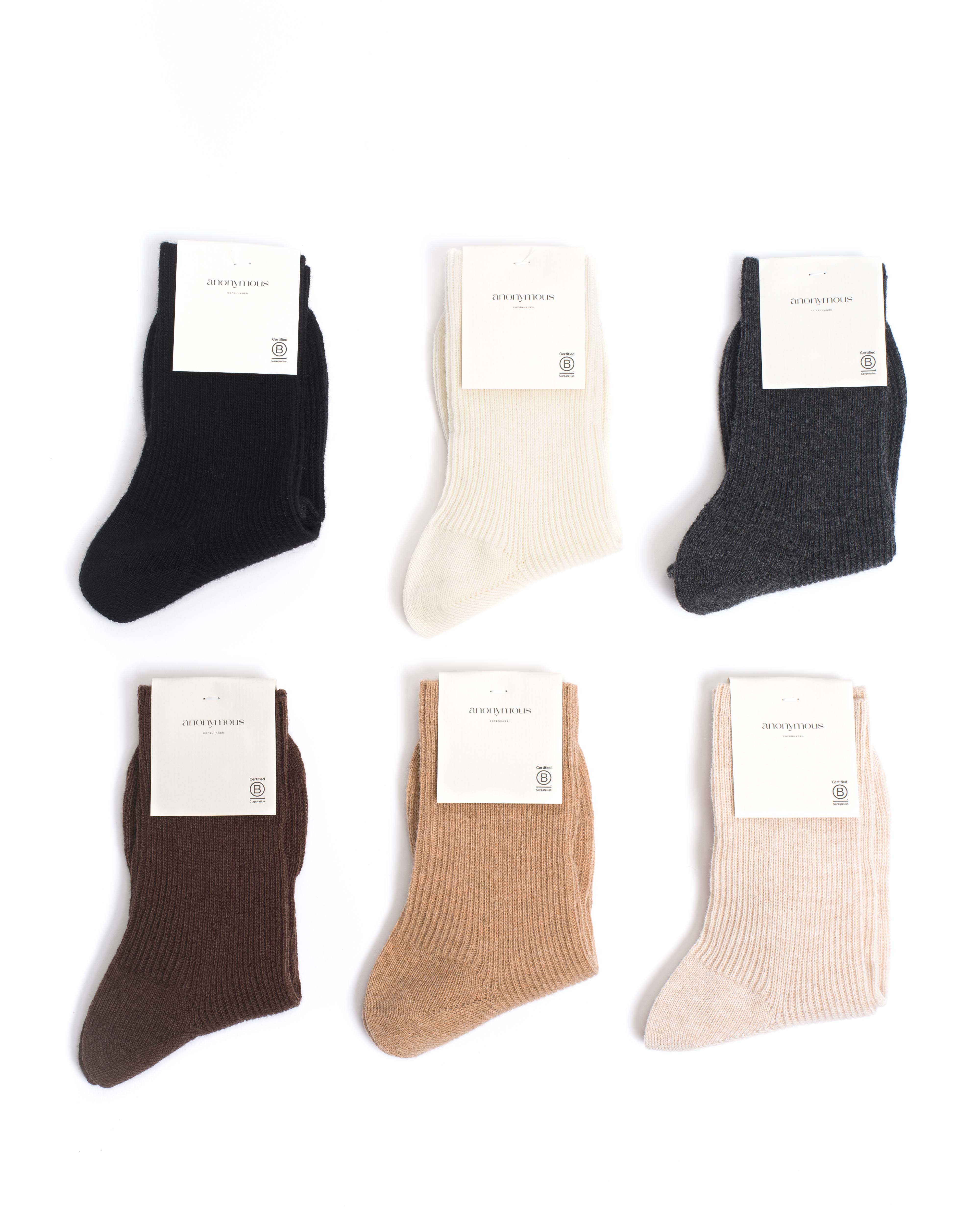 Lanai cashmere socks 70% wool 30% cashmere Chocolate - Image 6