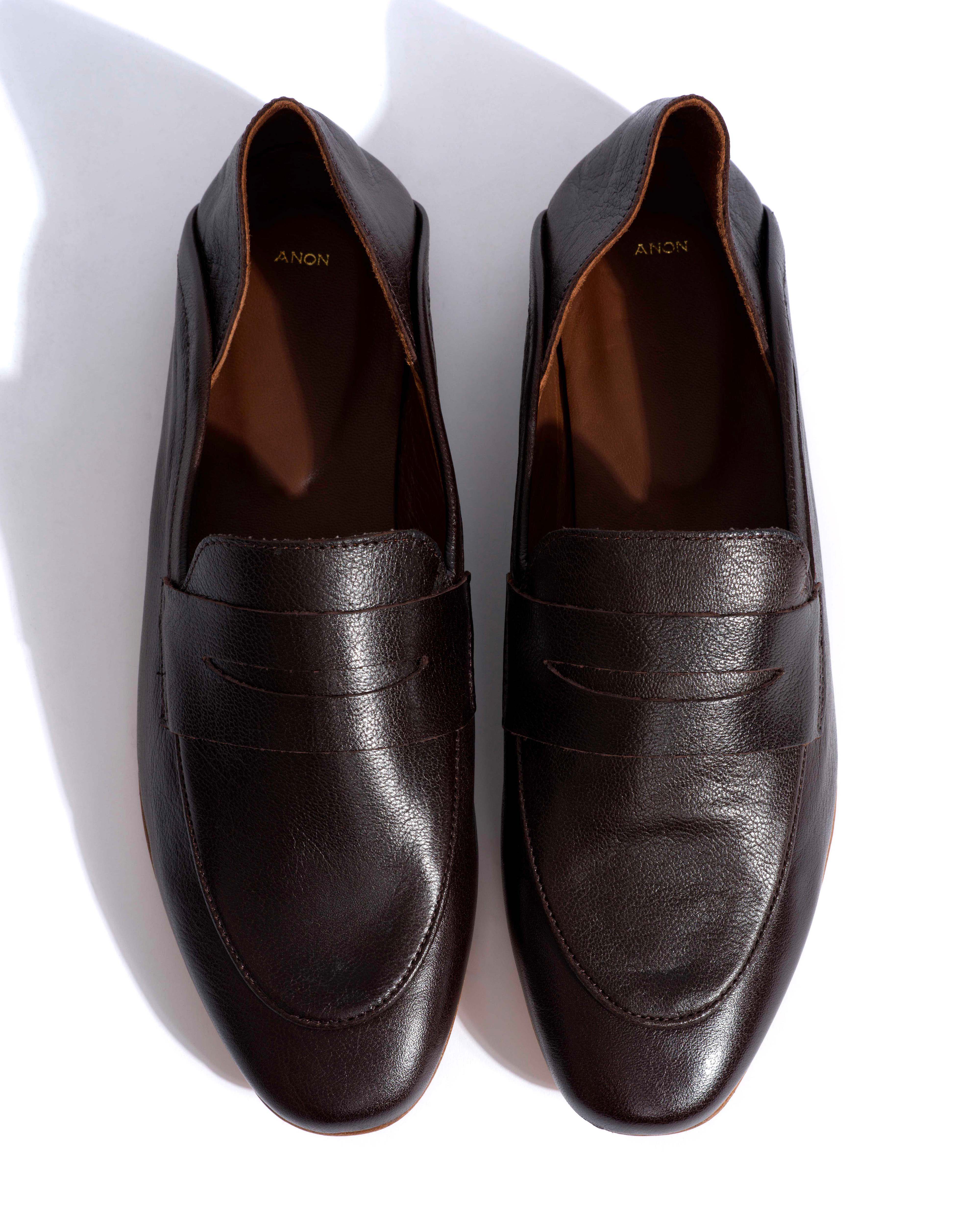 Lindsay Natural grain soft calf Espresso brown - Image 4