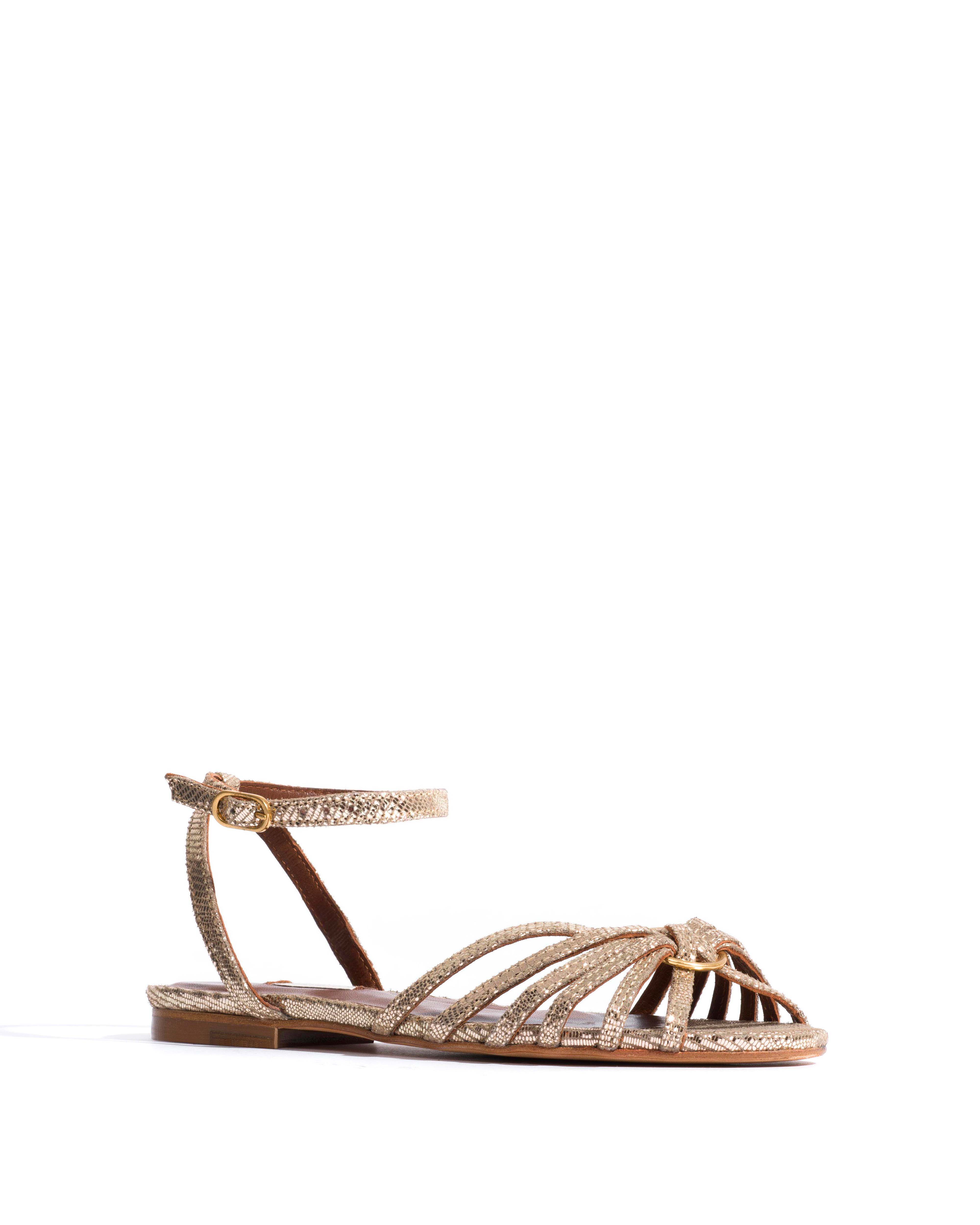 Lopes 10 Lizard metallic goat Vintage champagne - Image 2