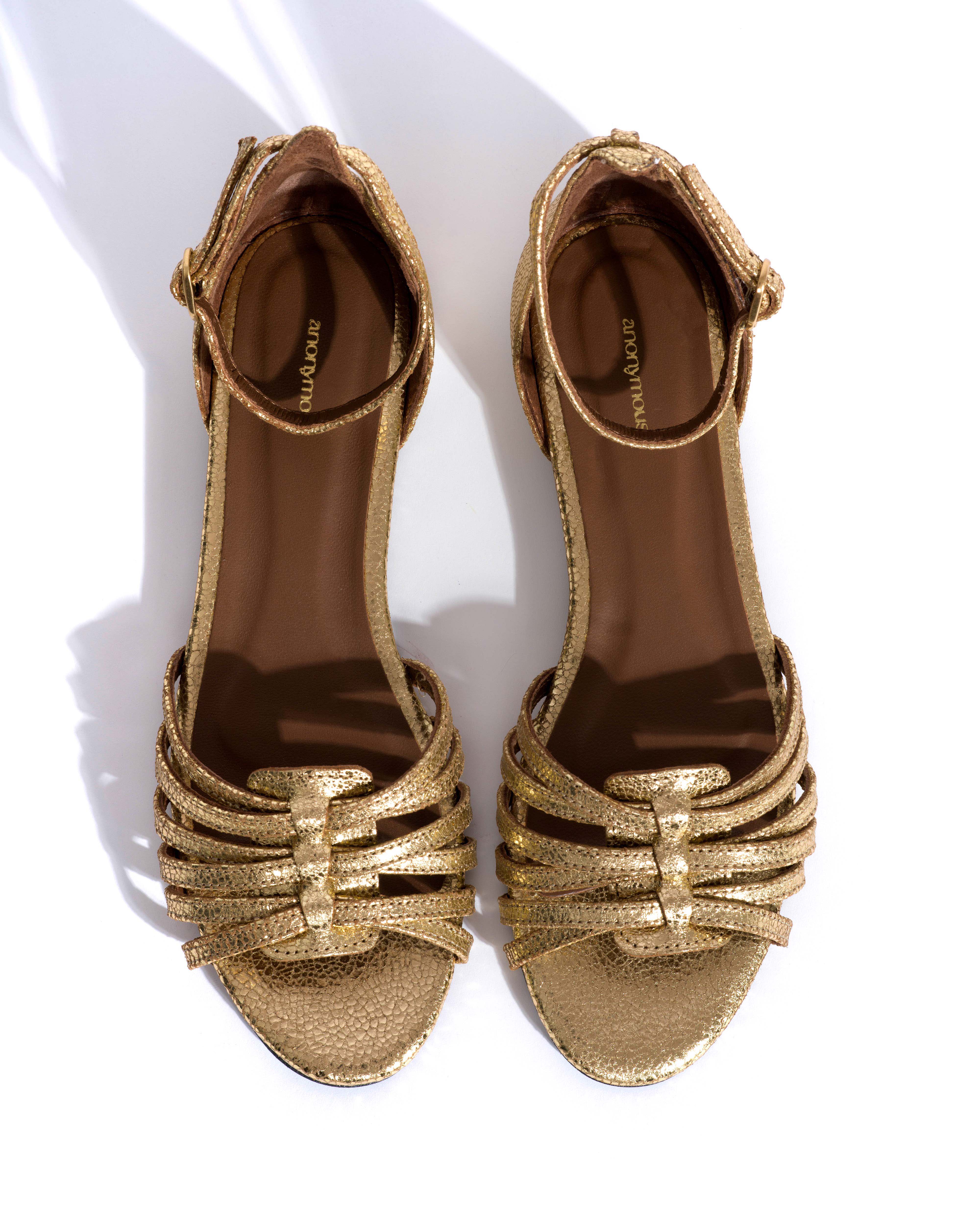 Mareike 10 Crackled metallic goat Gold - Image 5
