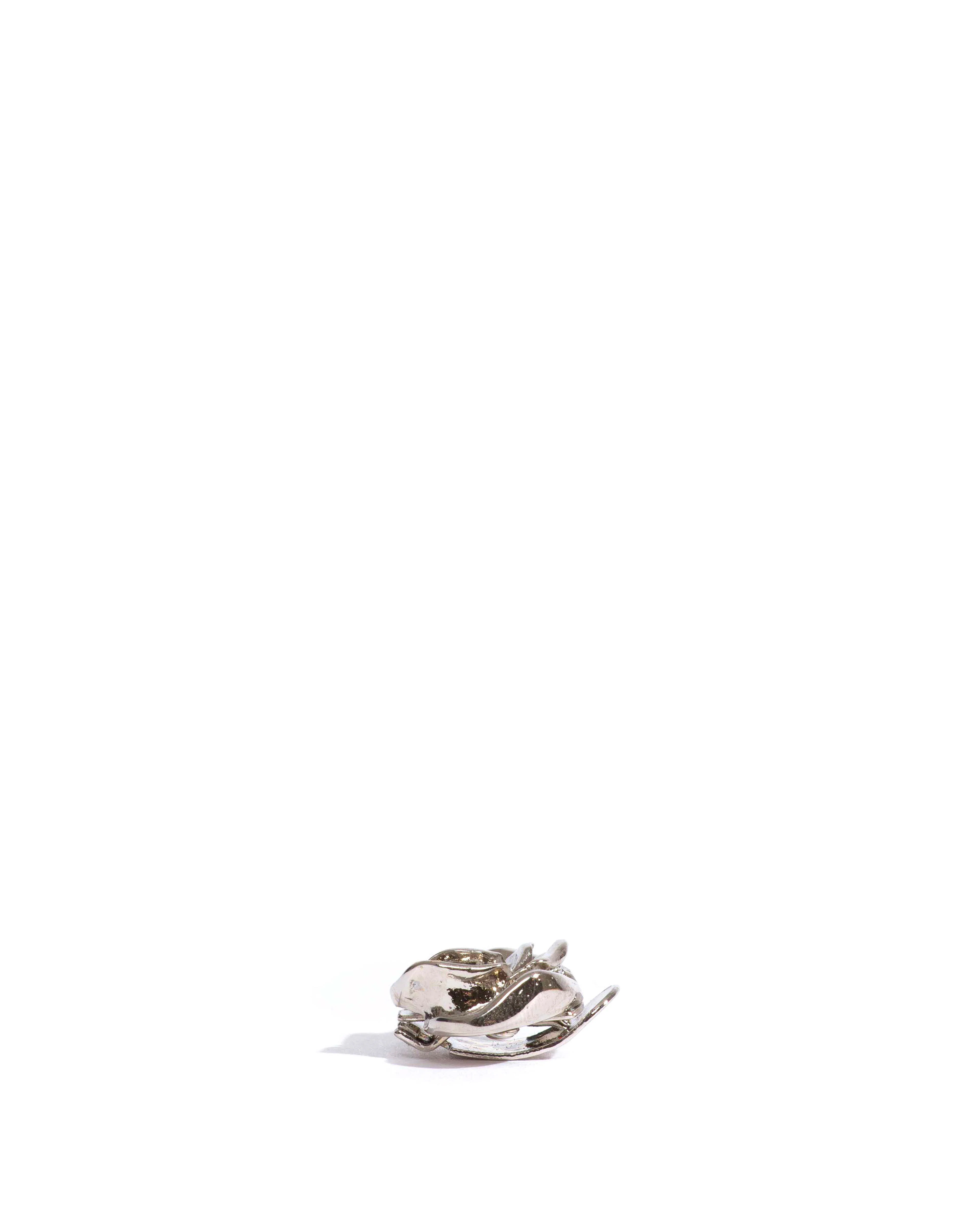 Metallic rose clip Metal Silver - Image 2
