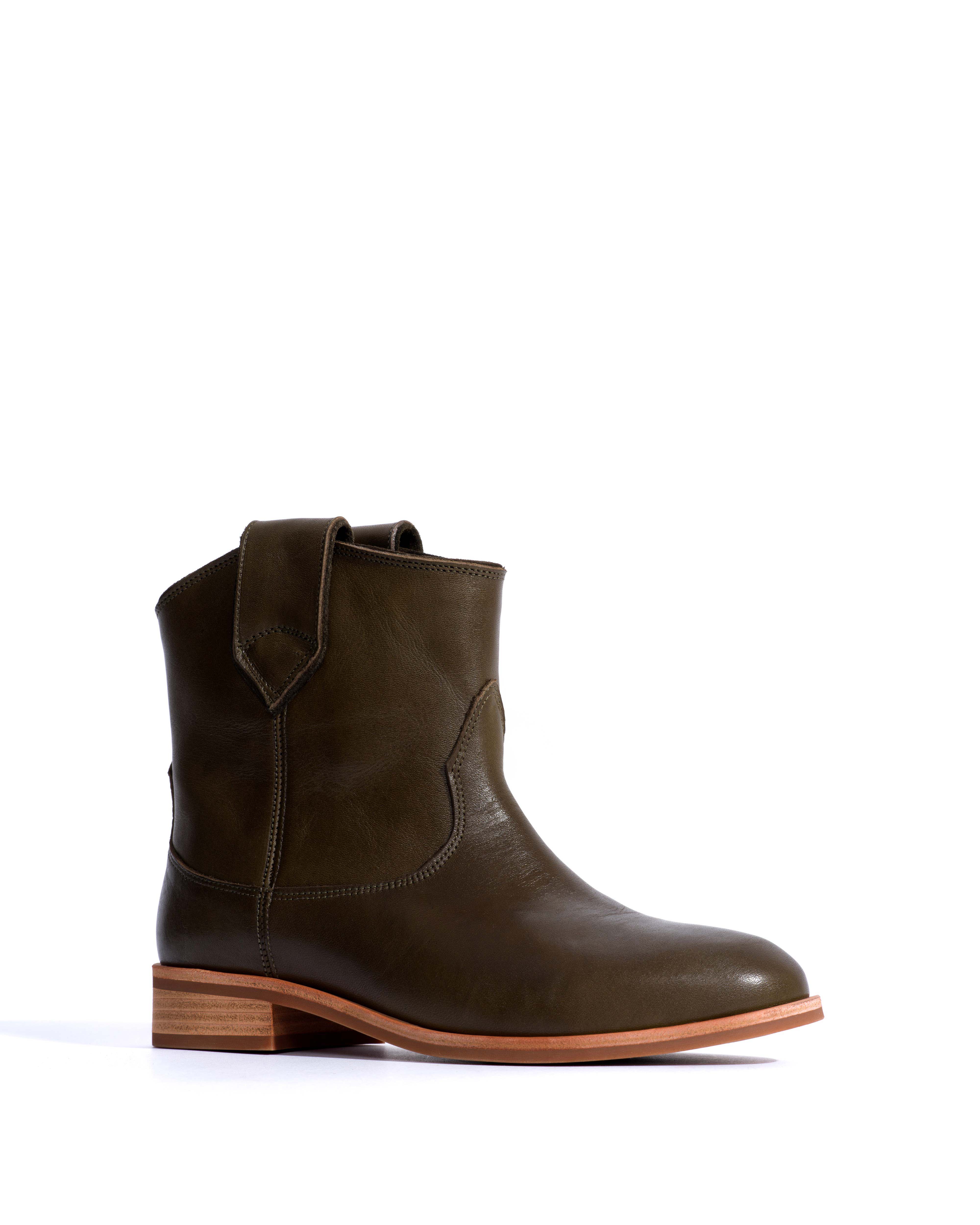 Monja Vegetal soft calf Forrest green - Image 2