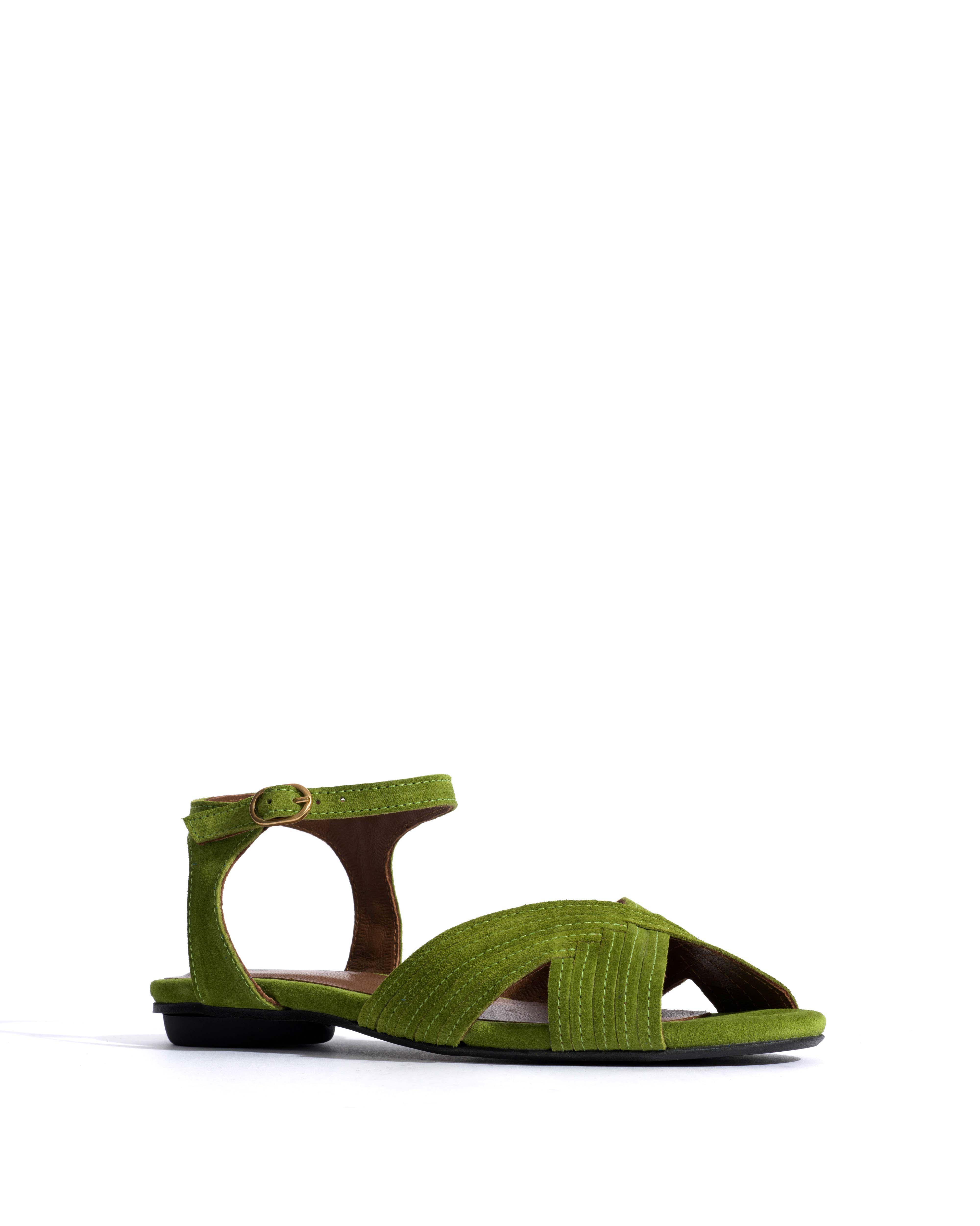 Niabi 10 Calf suede Grass green - Image 2