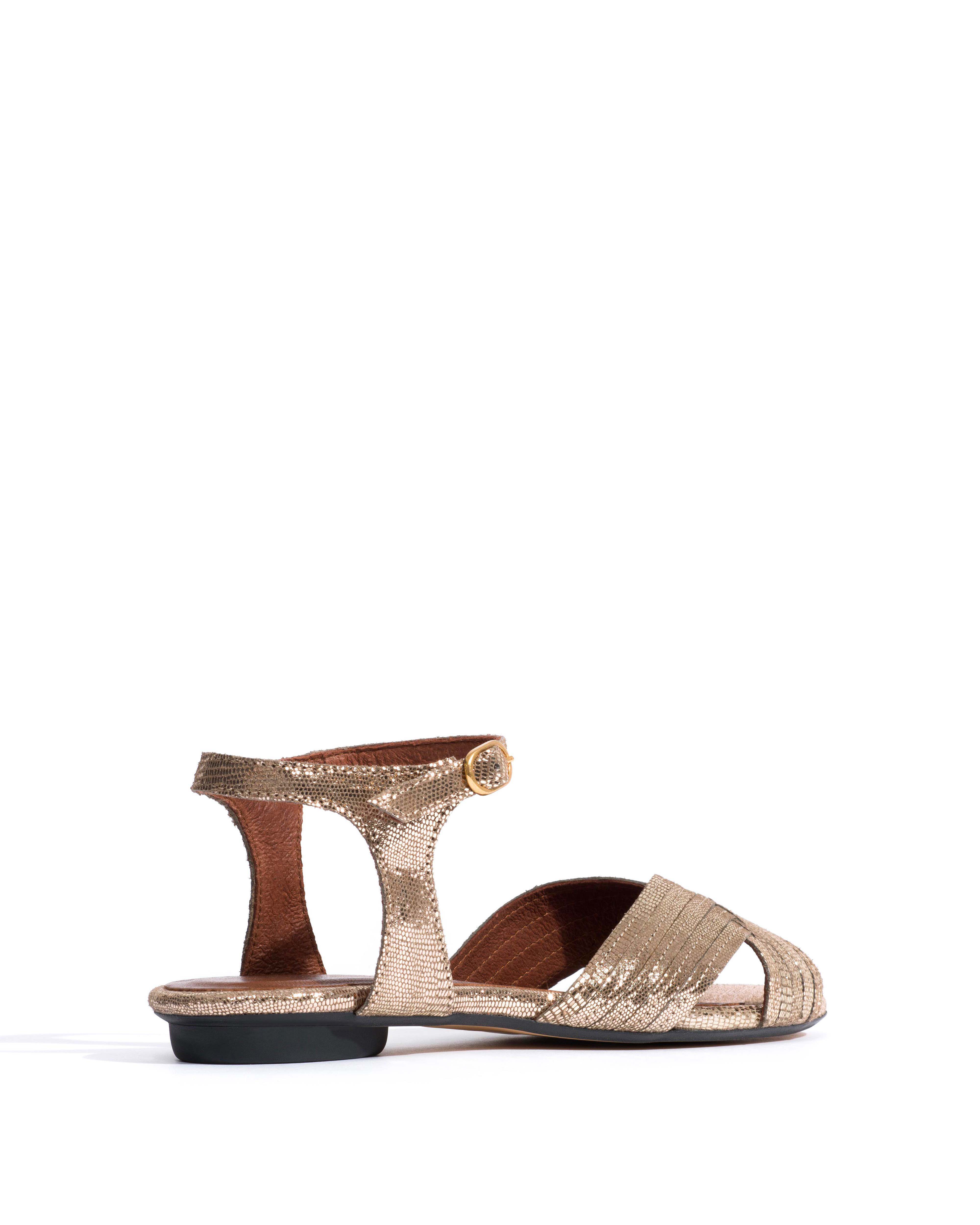 Niabi 10 Lizard metallic goat Vintage champagne - Image 3