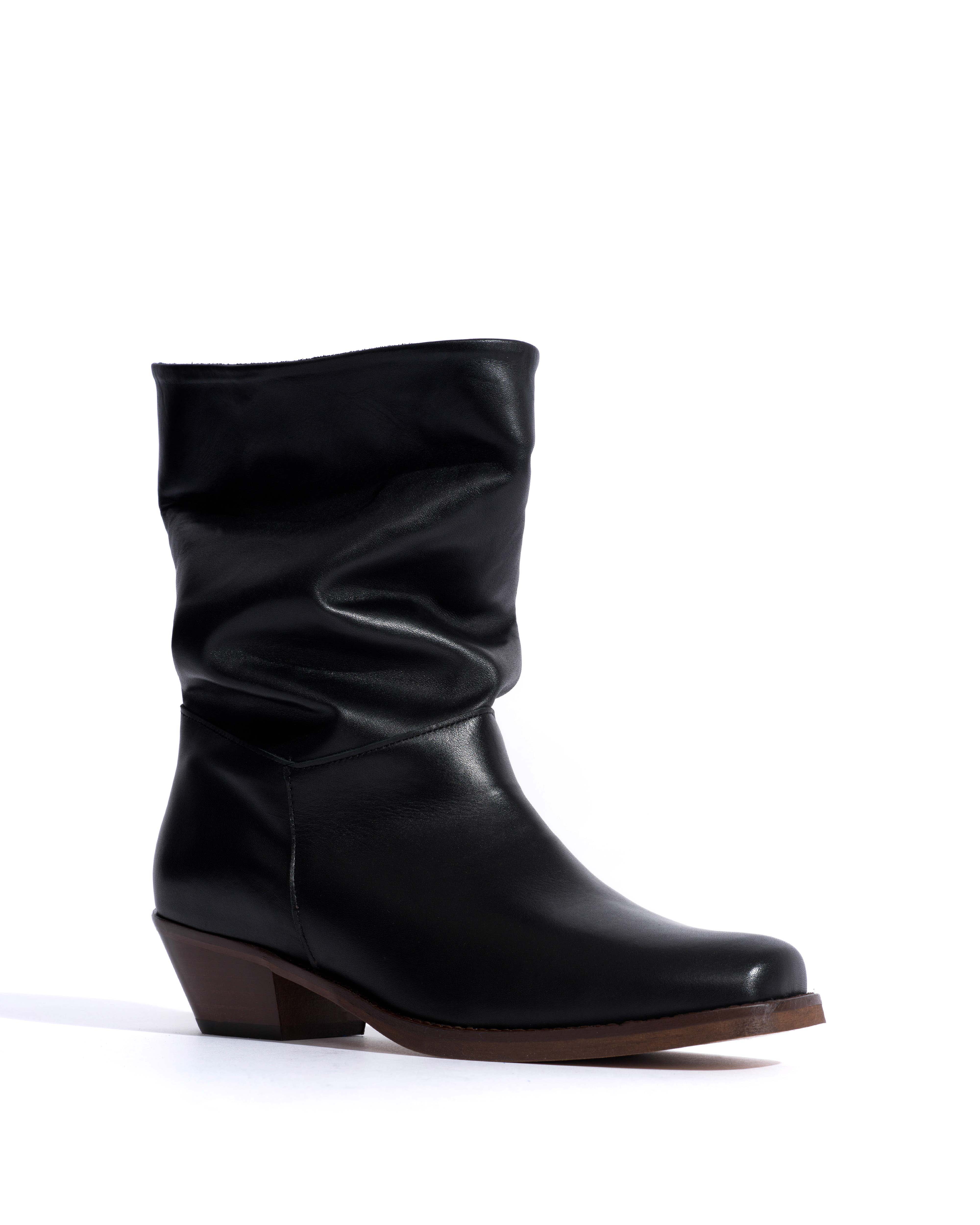 Patricia Soft calf & suede leather Black - Image 2