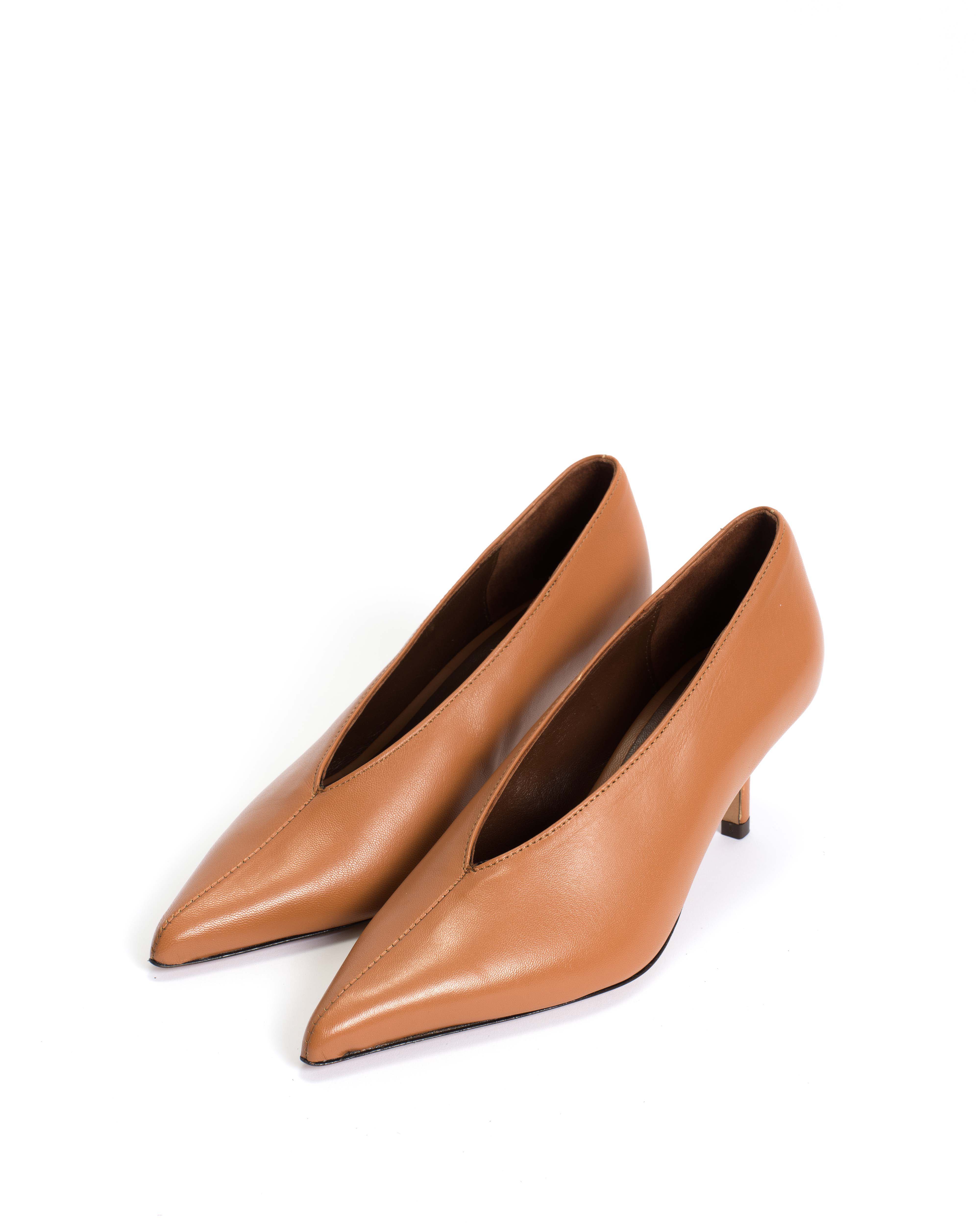 Phia 55 pin Shiny lamb Caramel - Image 2