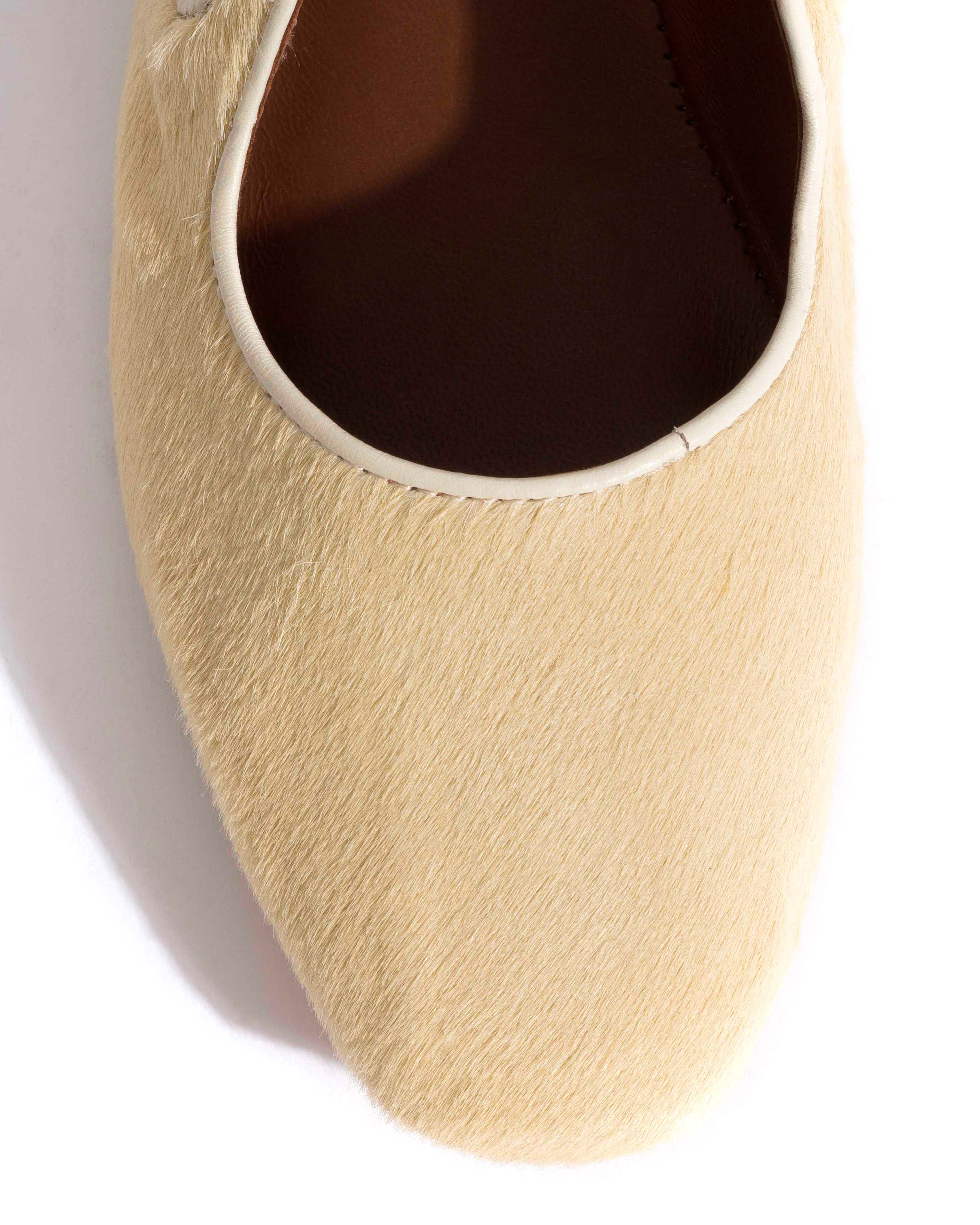 Praise Calf hair Ivory - Image 5