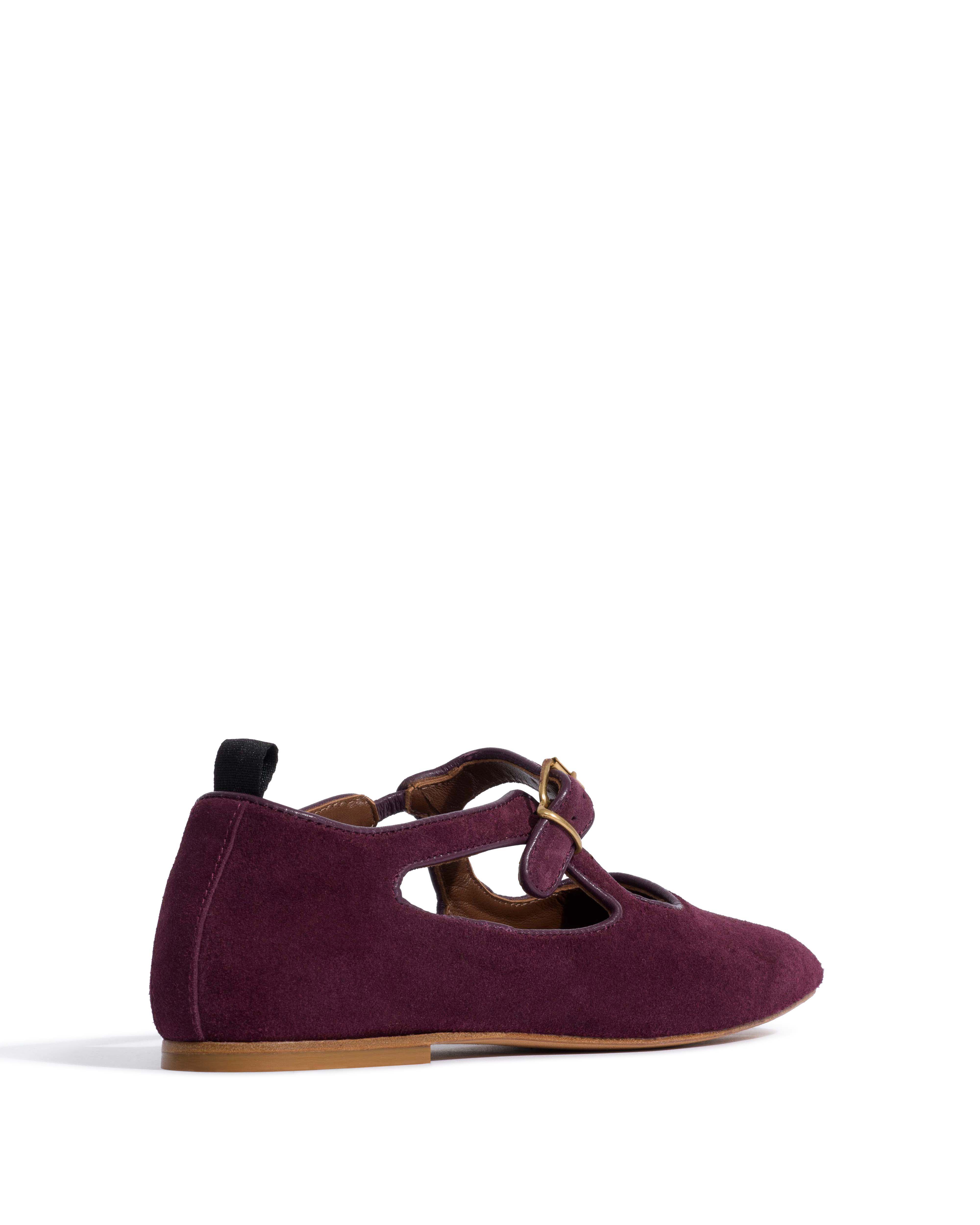 Praise Calf suede Fig purple - Image 3
