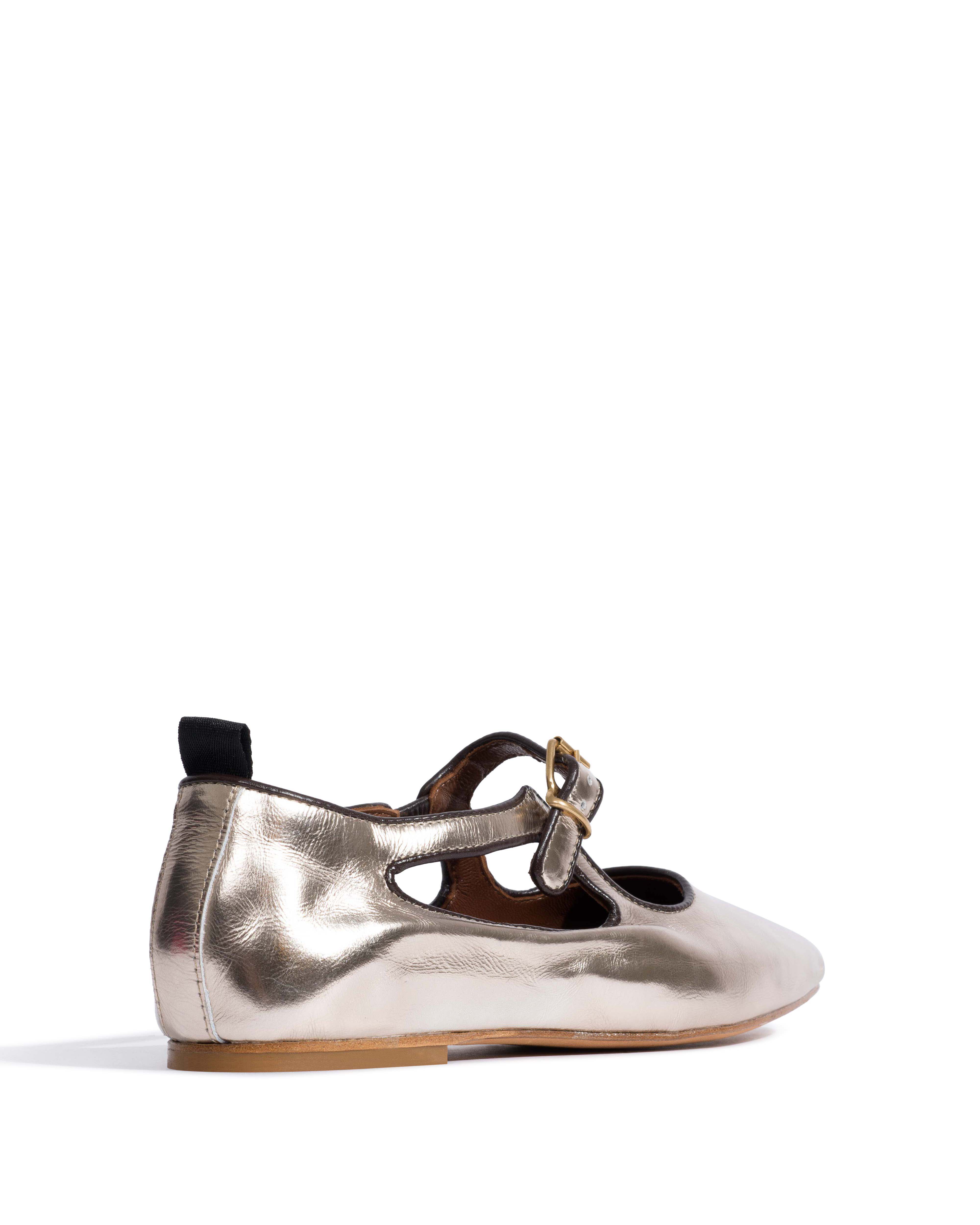 Praise Crinkled metallic lamb Vintage champagne - Image 3