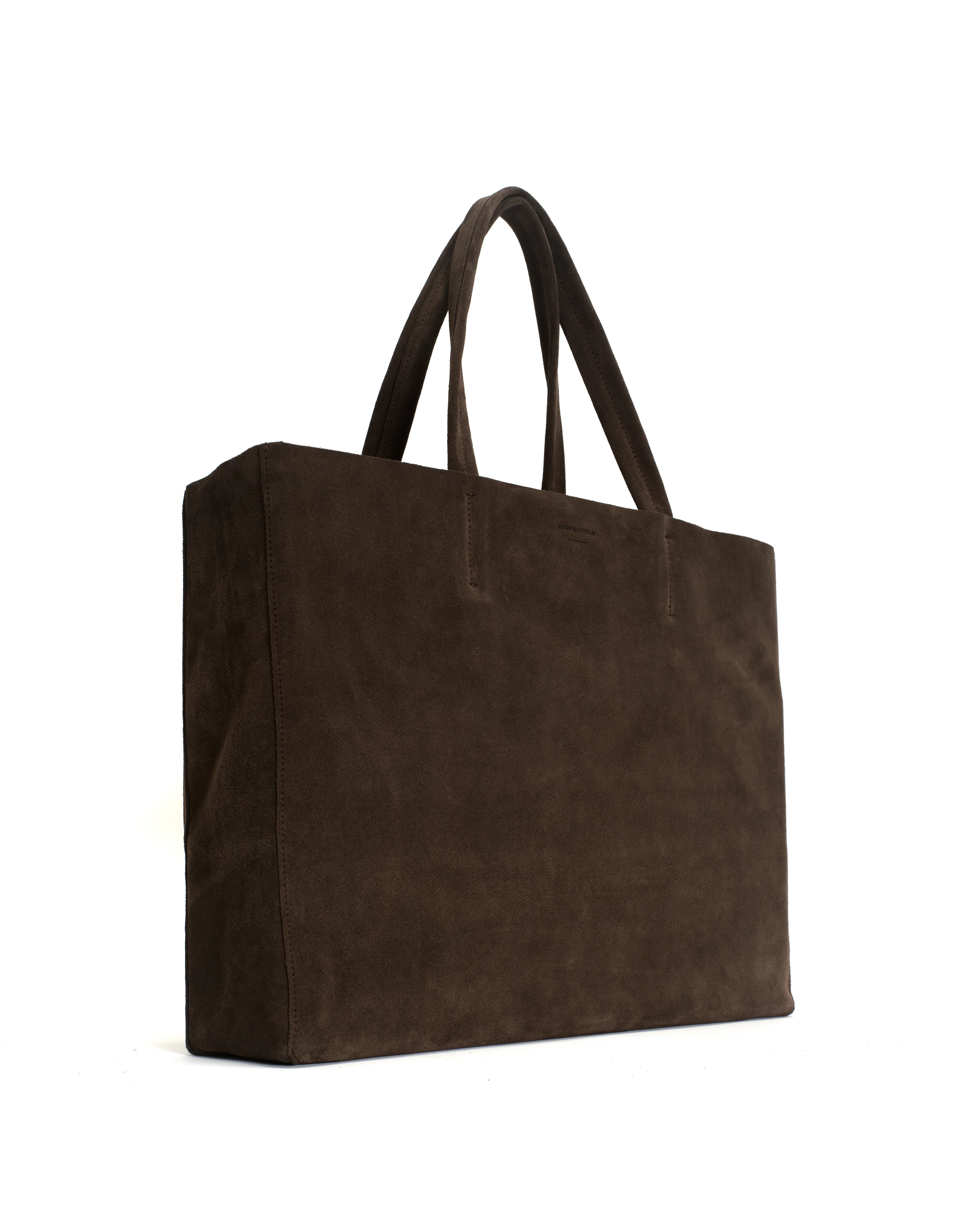 Ruba shopper Calf suede Coffee brown - Image 2