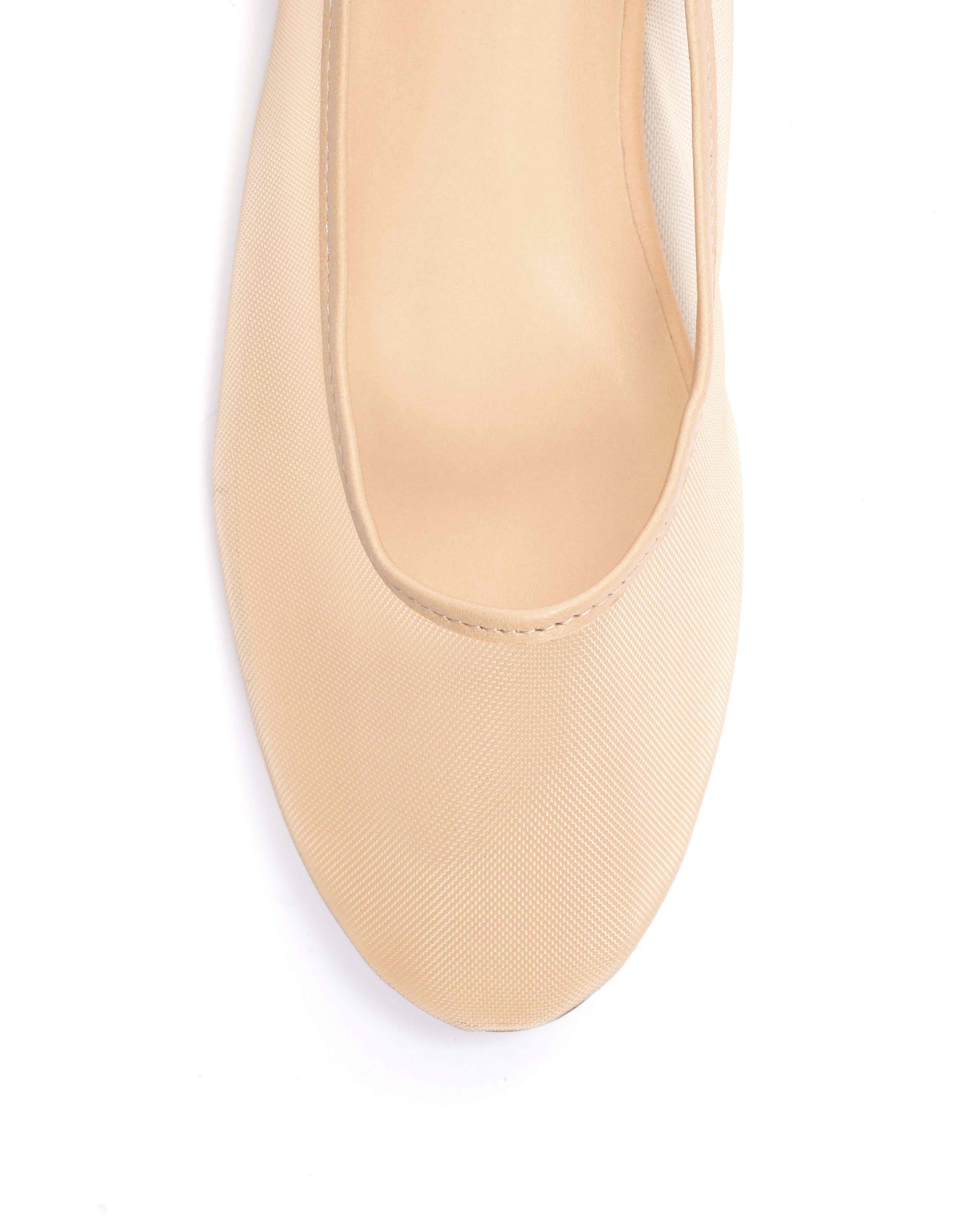 Sacha mesh Shiny lamb & mesh Vanilla cream - Image 6