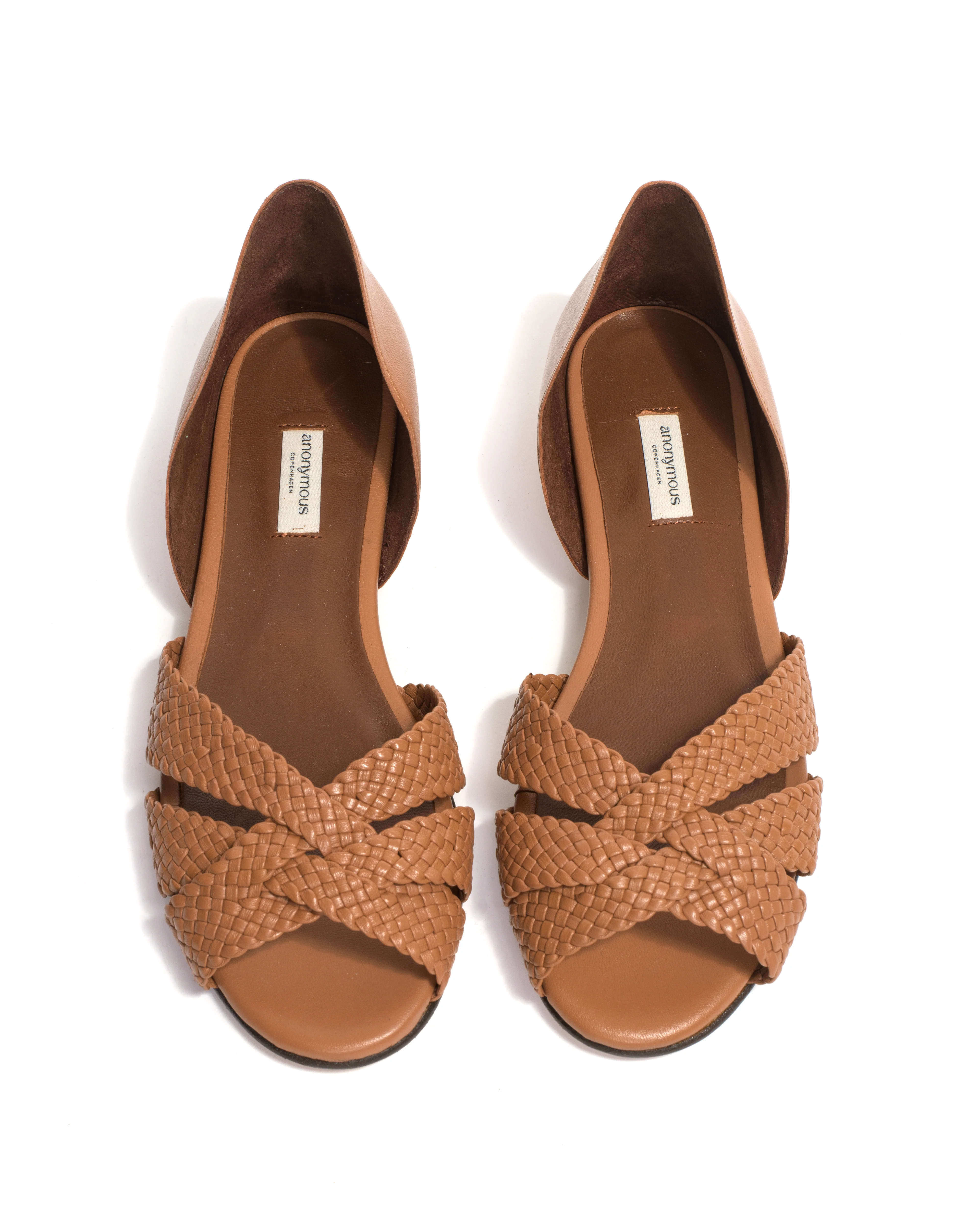 Sanni 20 hand-braided Hand-braided leather Caramel - Image 5