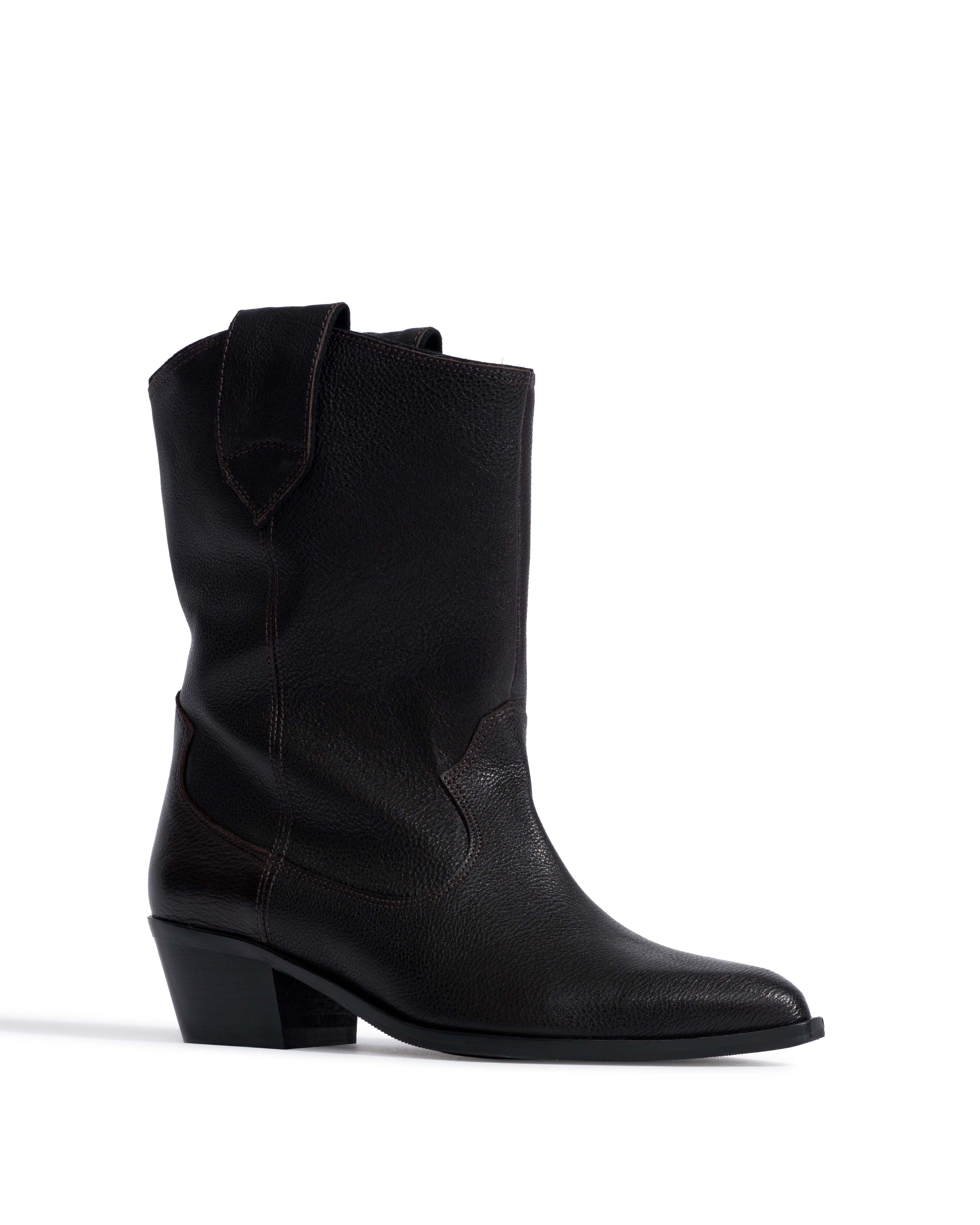 Saseline 35 Natural grain soft calf Espresso brown - Image 2