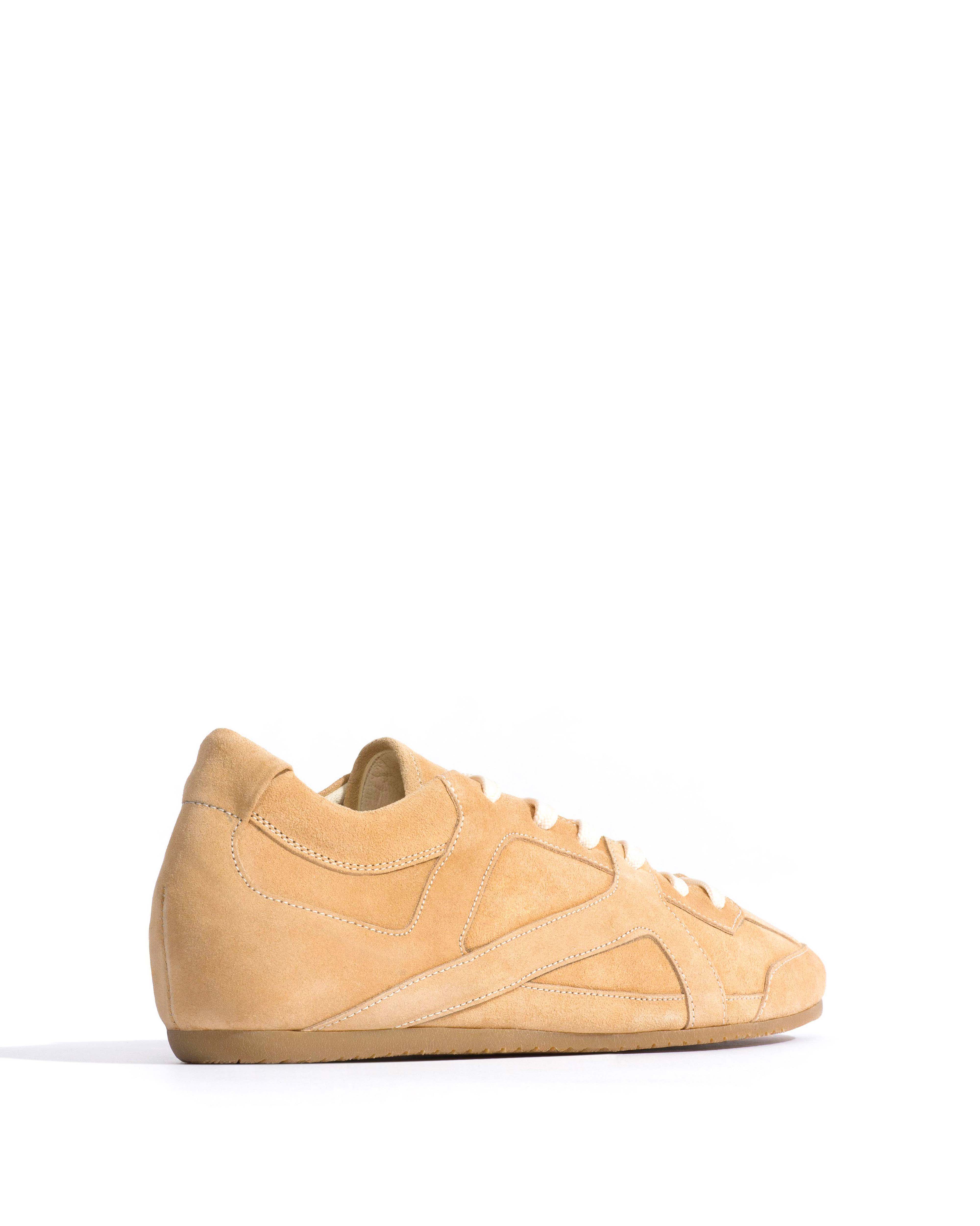 Sneakerina Calf suede Creamy sand - Image 4