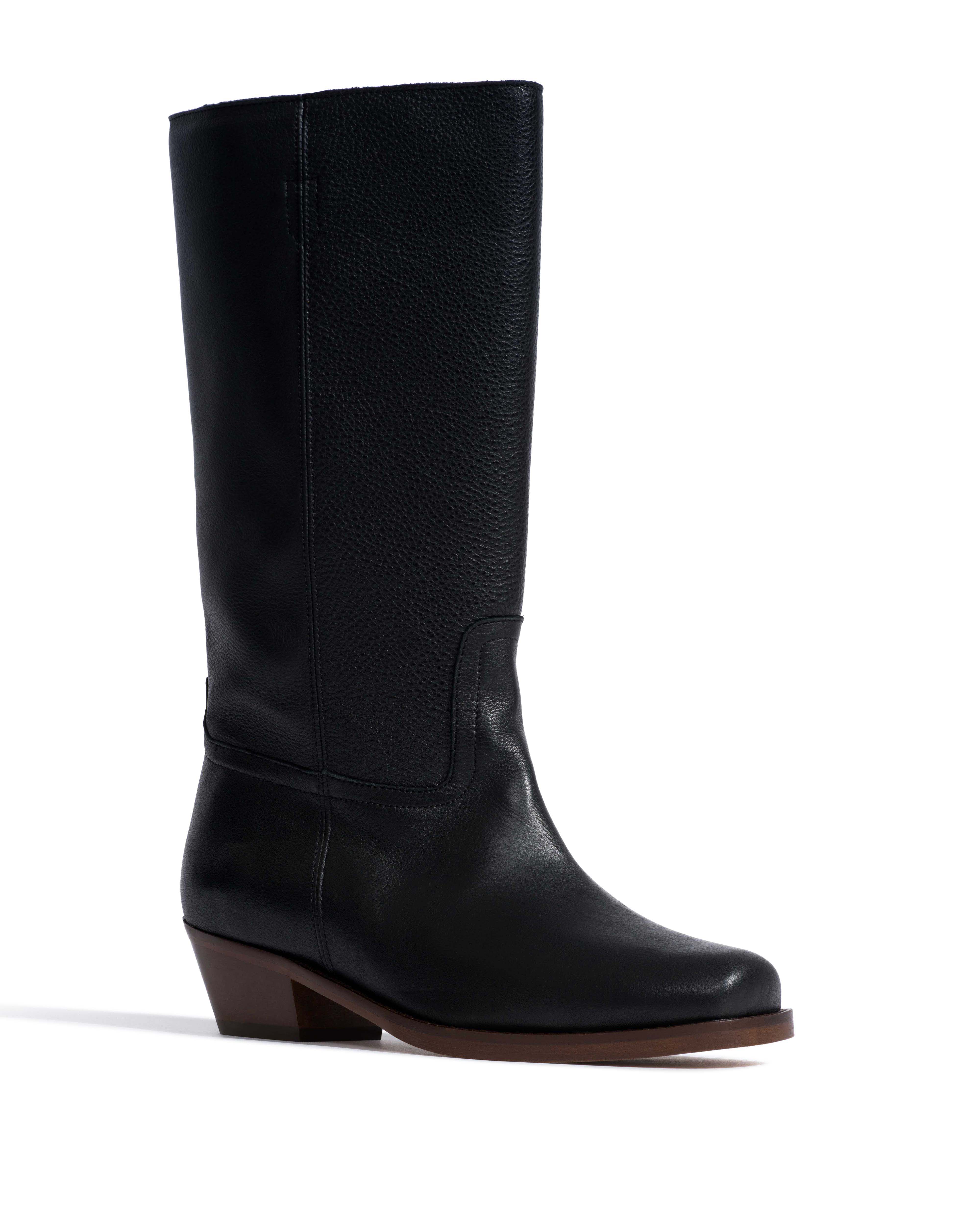 Tarisha Natural grain soft calf Black - Image 2