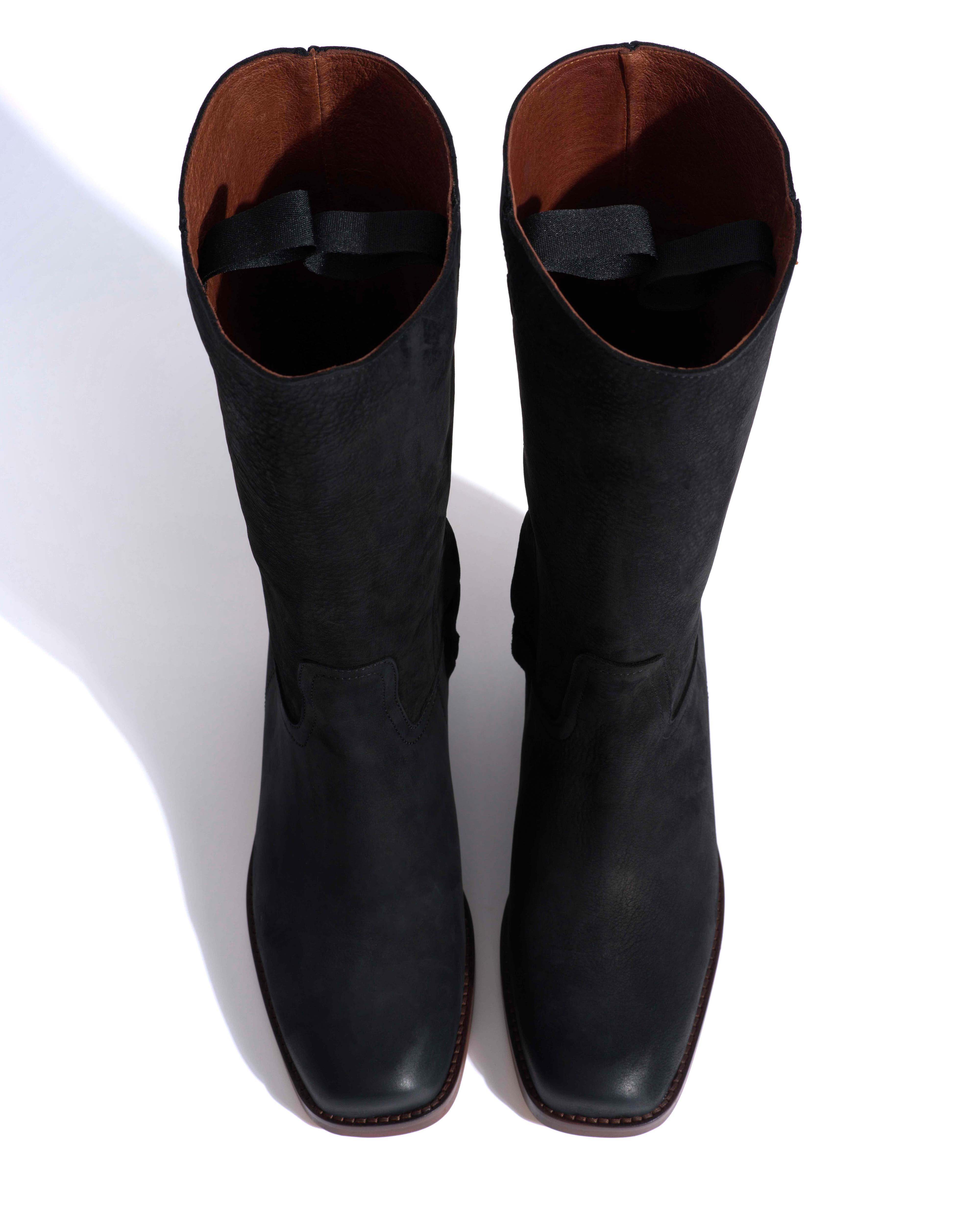 Tarisha Soft nubuck calf Black - Image 4