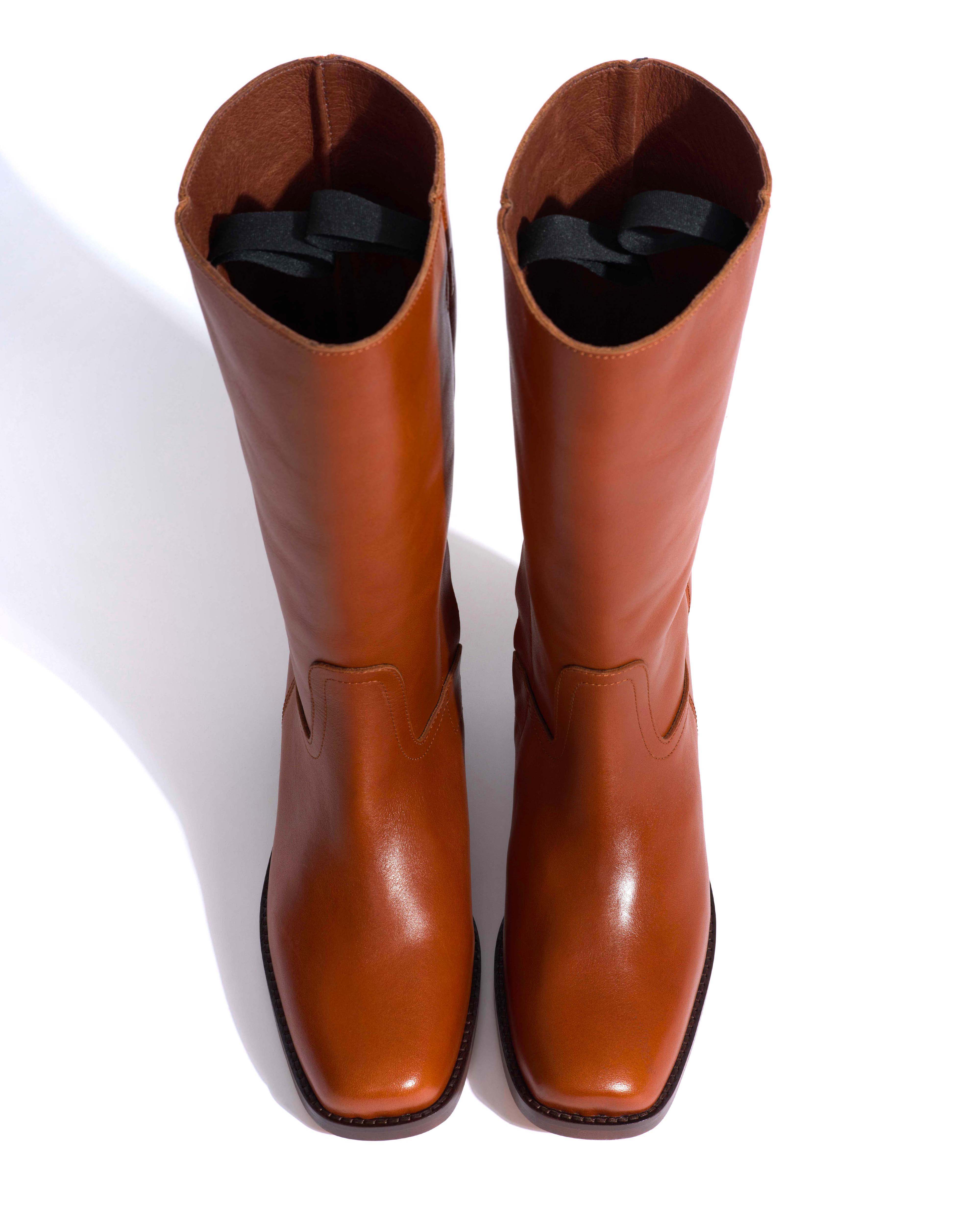 Tarisha Vegetal soft calf Chestnut - Image 4