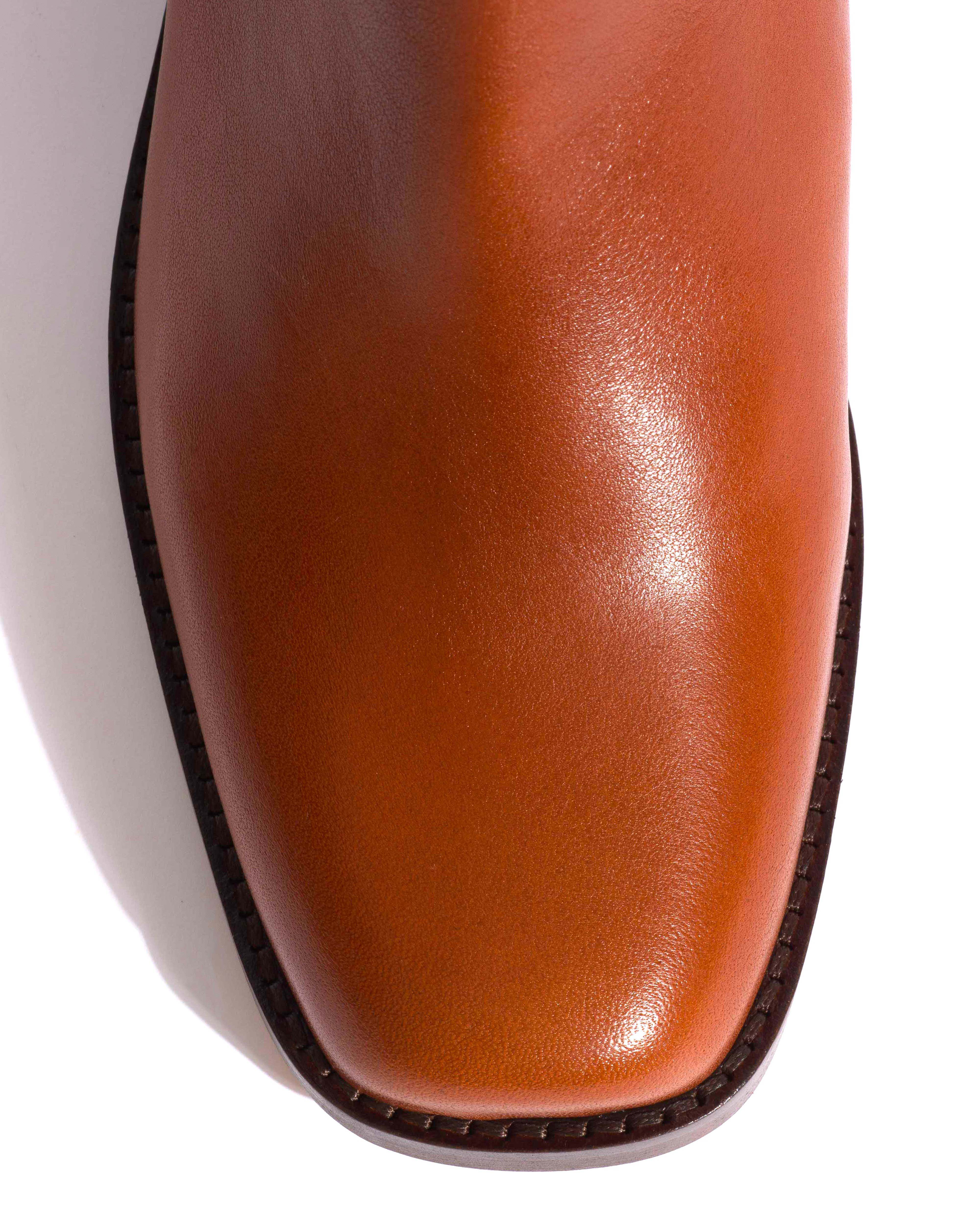 Tarisha Vegetal soft calf Chestnut - Image 5