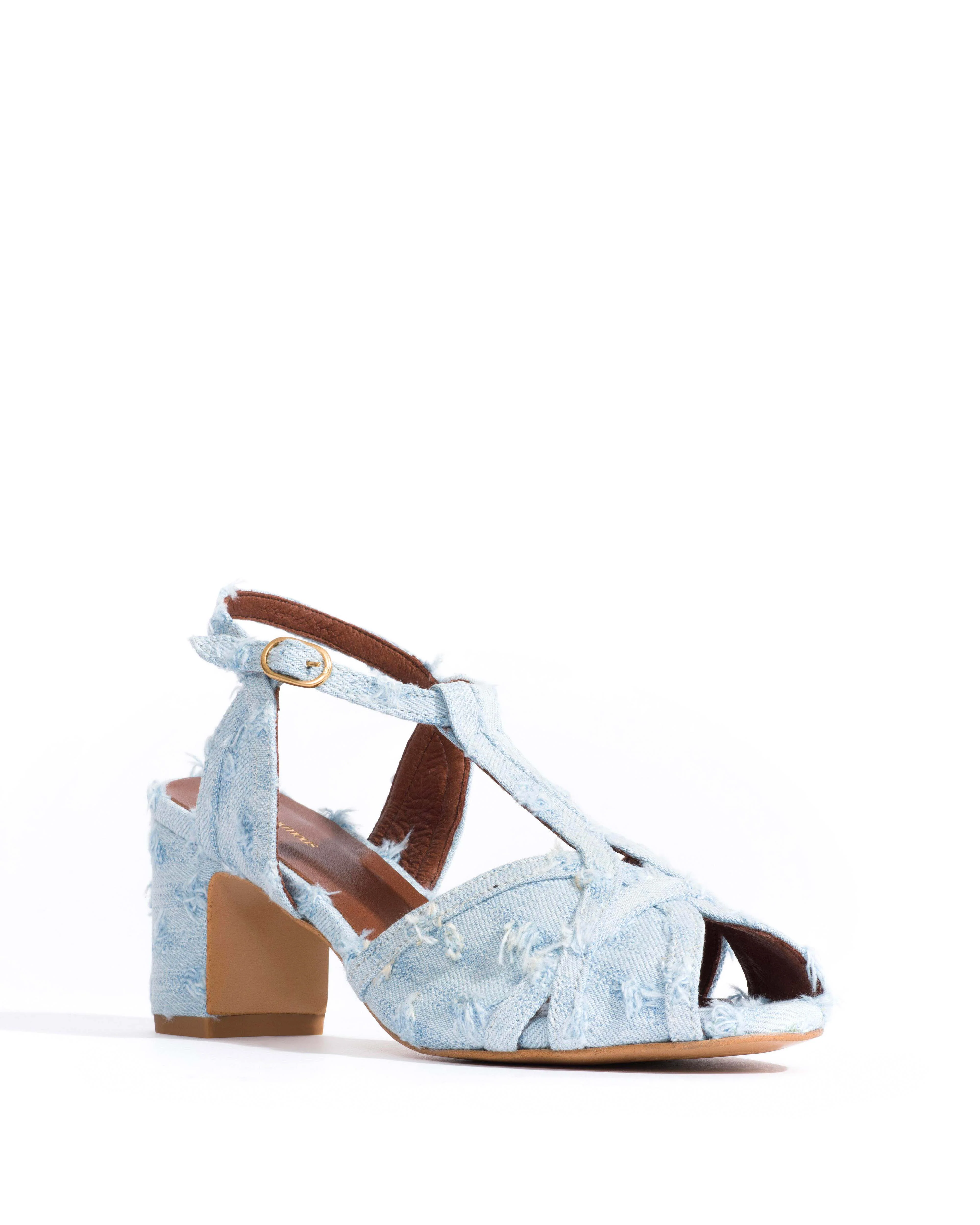 Therese 55 Denim Distressed washed blue - Image 2