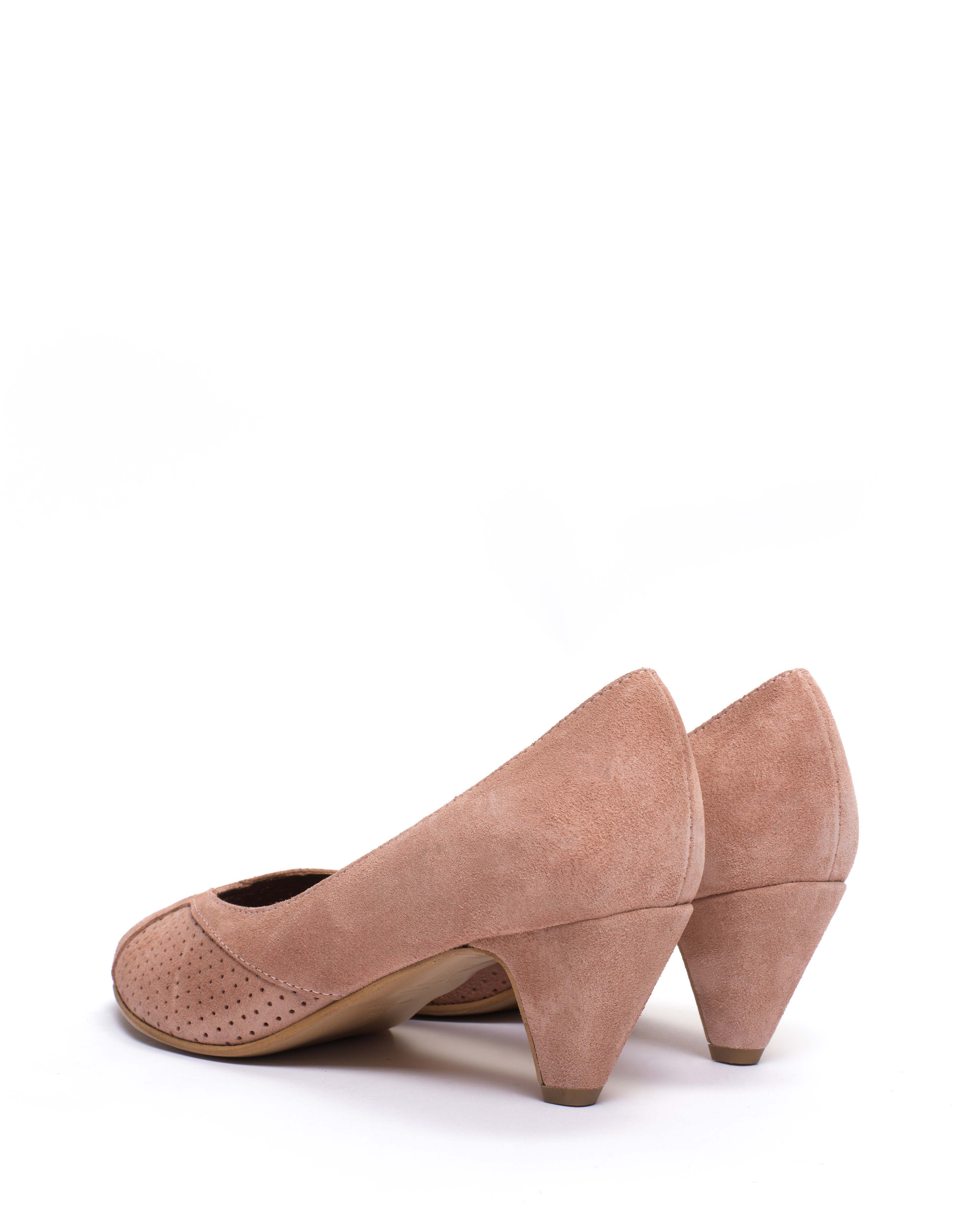 Tiffany stiletto Calf suede Burned rose - Image 4