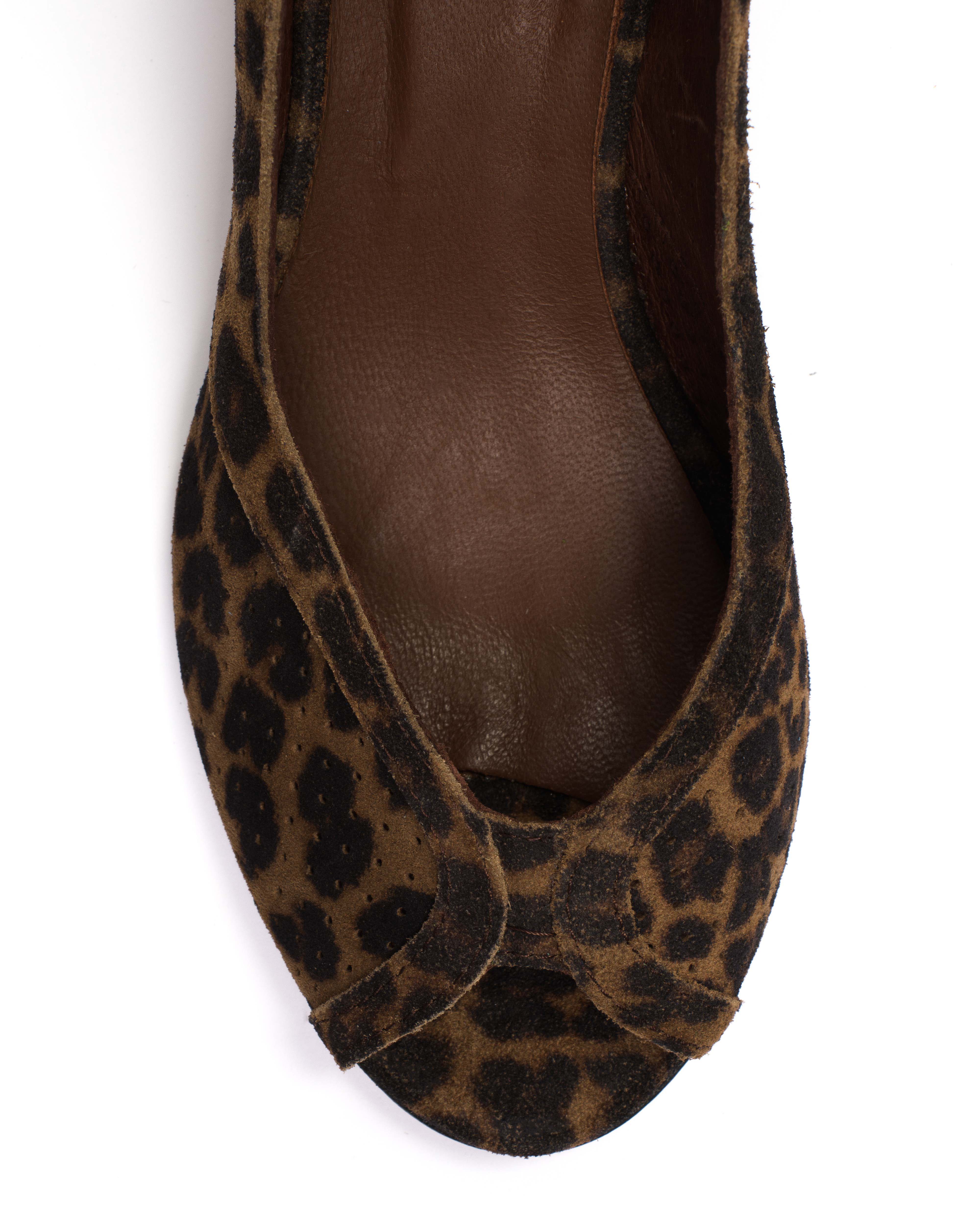 Tiffany stiletto Calf suede print Leopard - Image 6