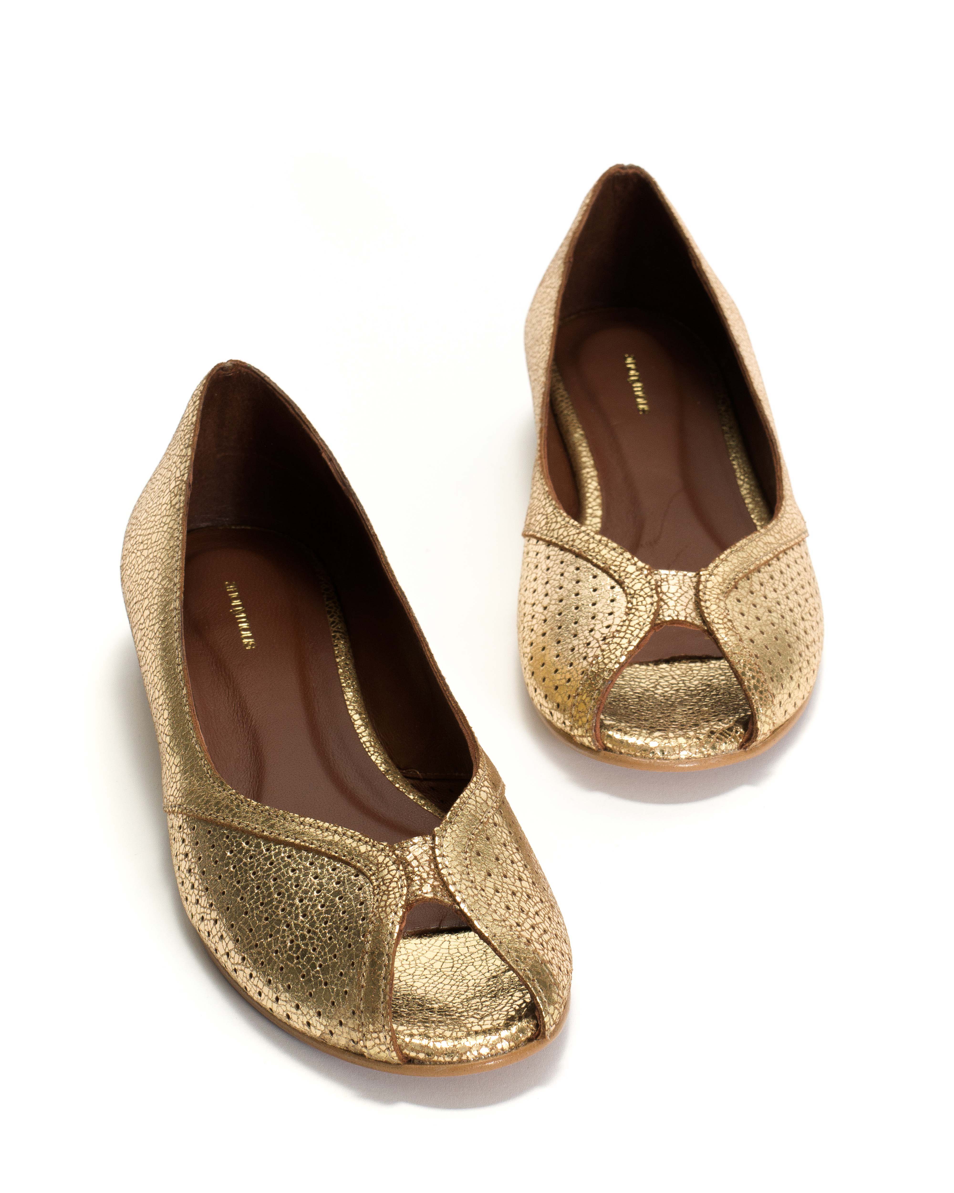 Tiffy Crackled metallic goat Gold - Image 5