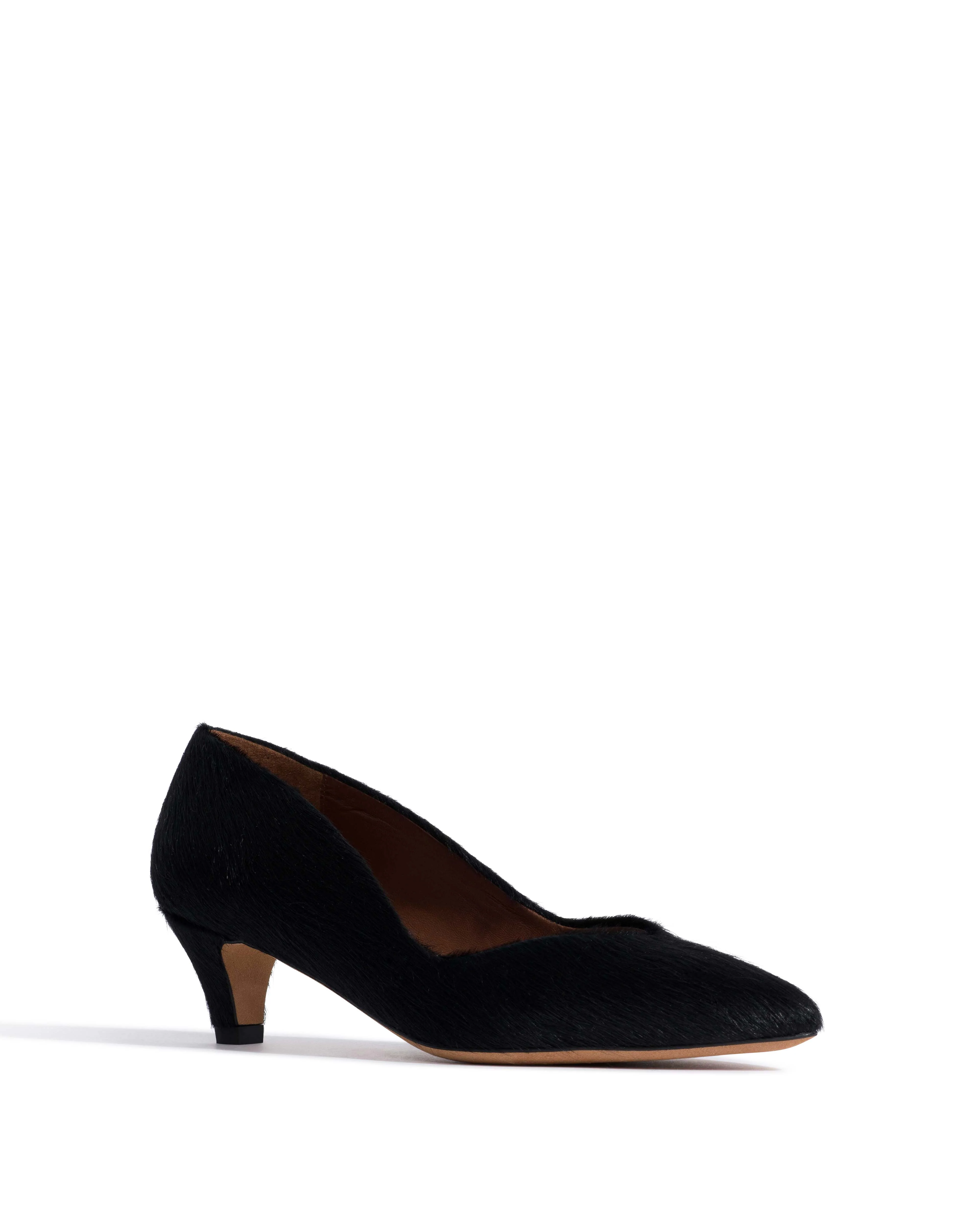 Trini 40 stiletto Calf hair Black - Image 2