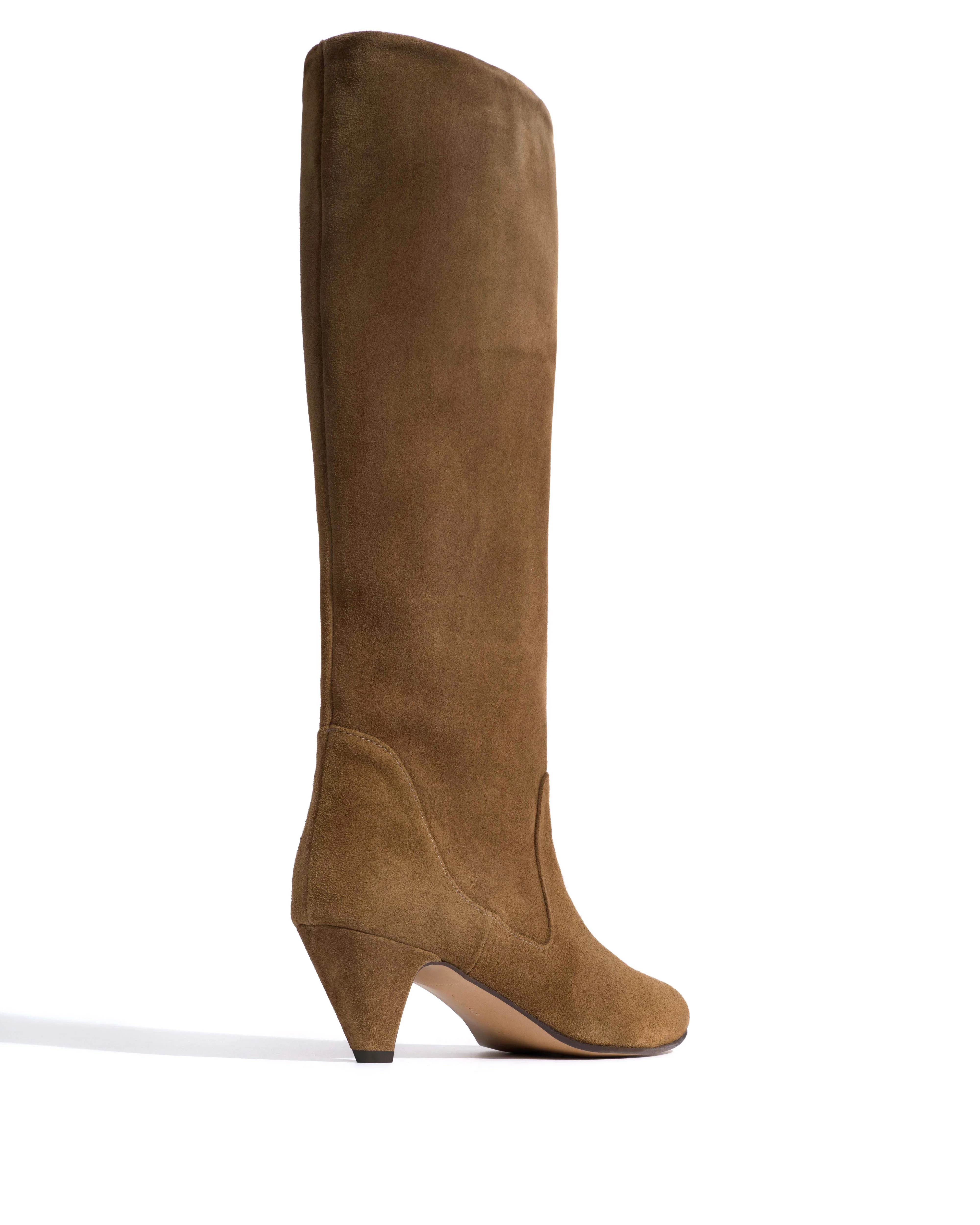 Valle 50 stiletto Calf suede Cinnamon - Image 3