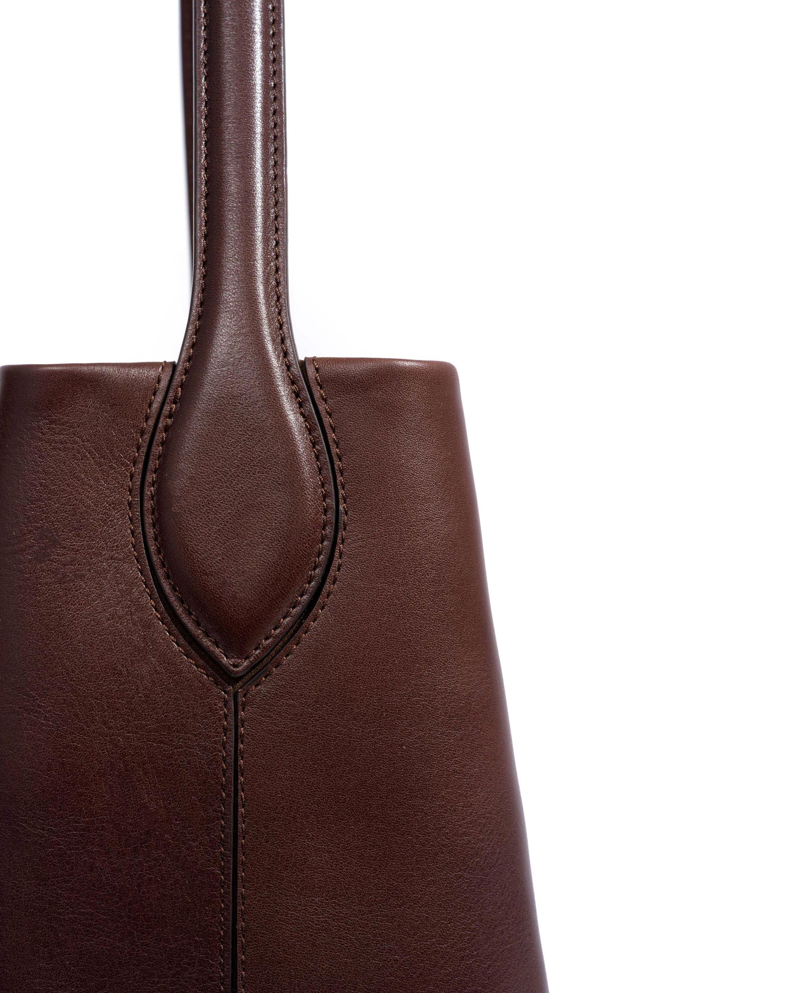 Versa everyday bag Vegetal soft calf Coffee brown - Image 6