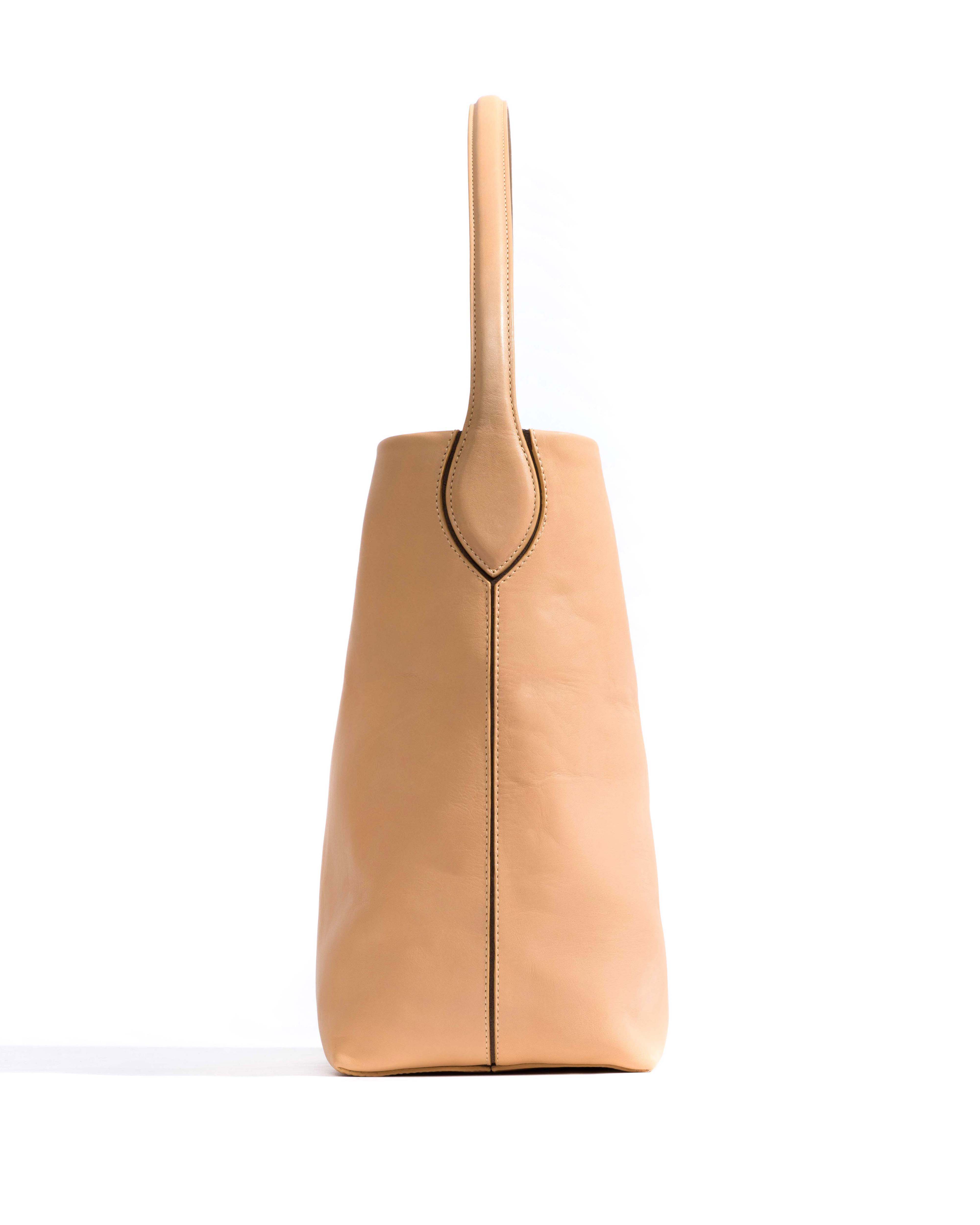 Versa everyday bag Vegetal soft calf Natural tan - Image 3