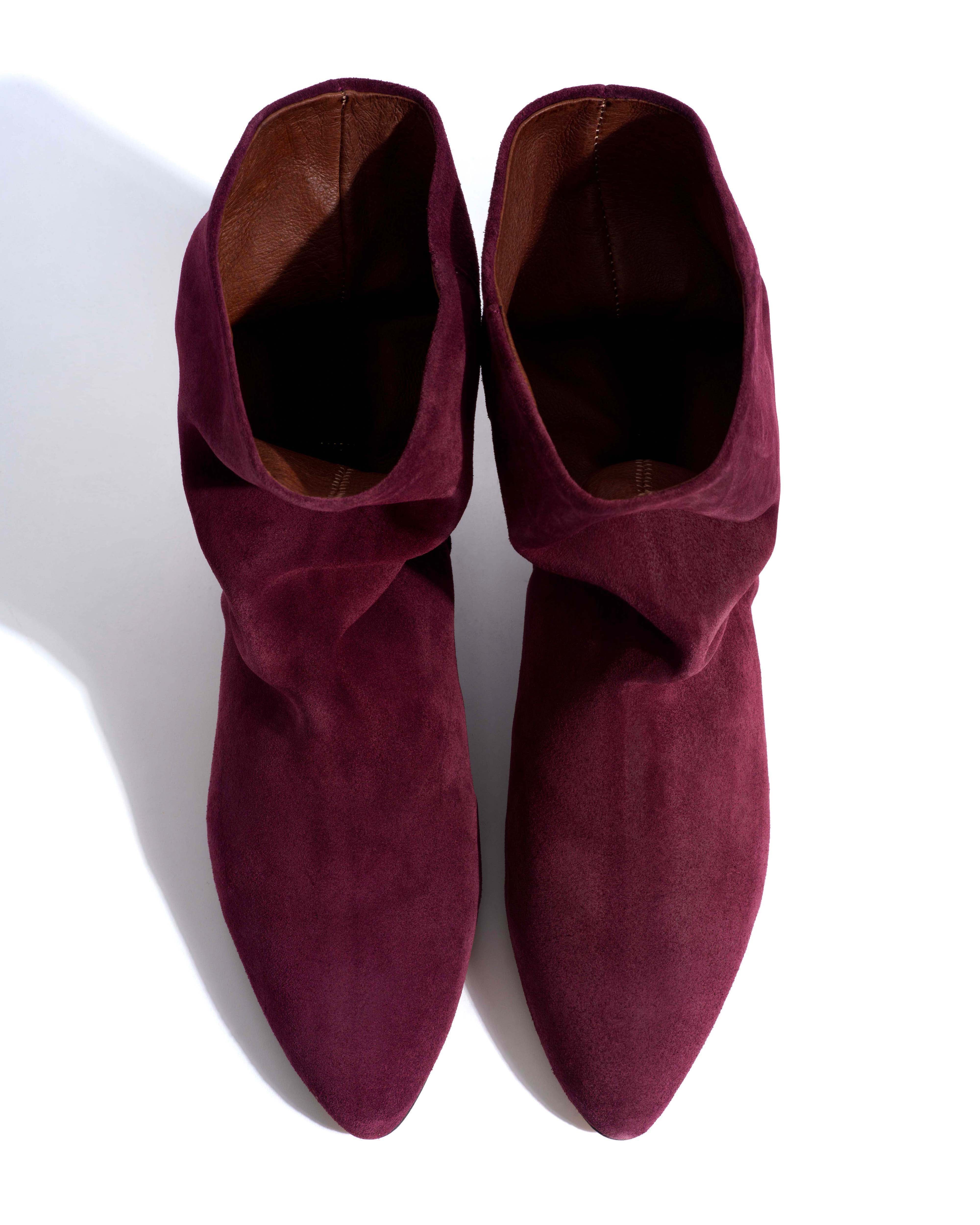Vully 20 Calf suede Fig purple - Image 4