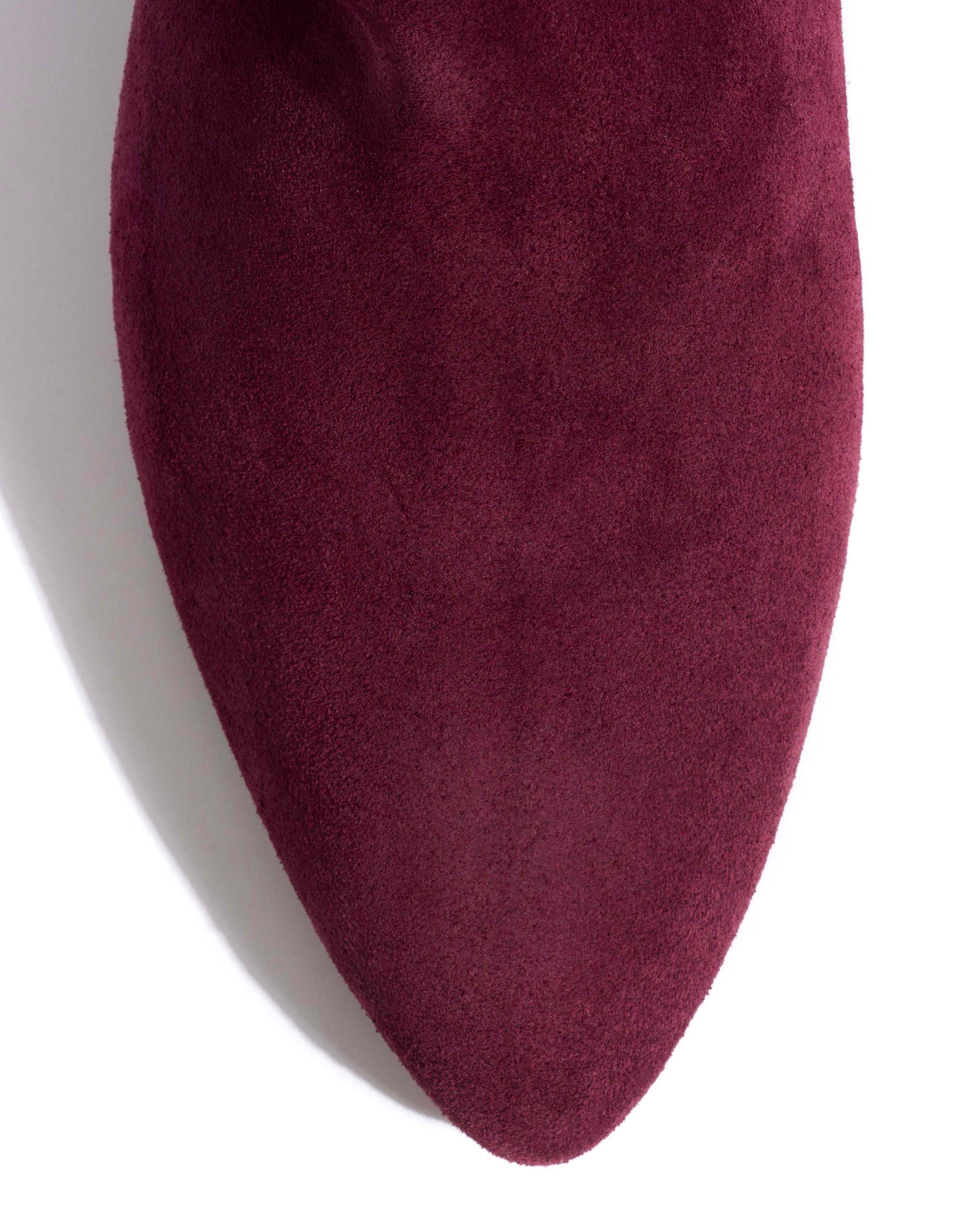 Vully 20 Calf suede Fig purple - Image 5