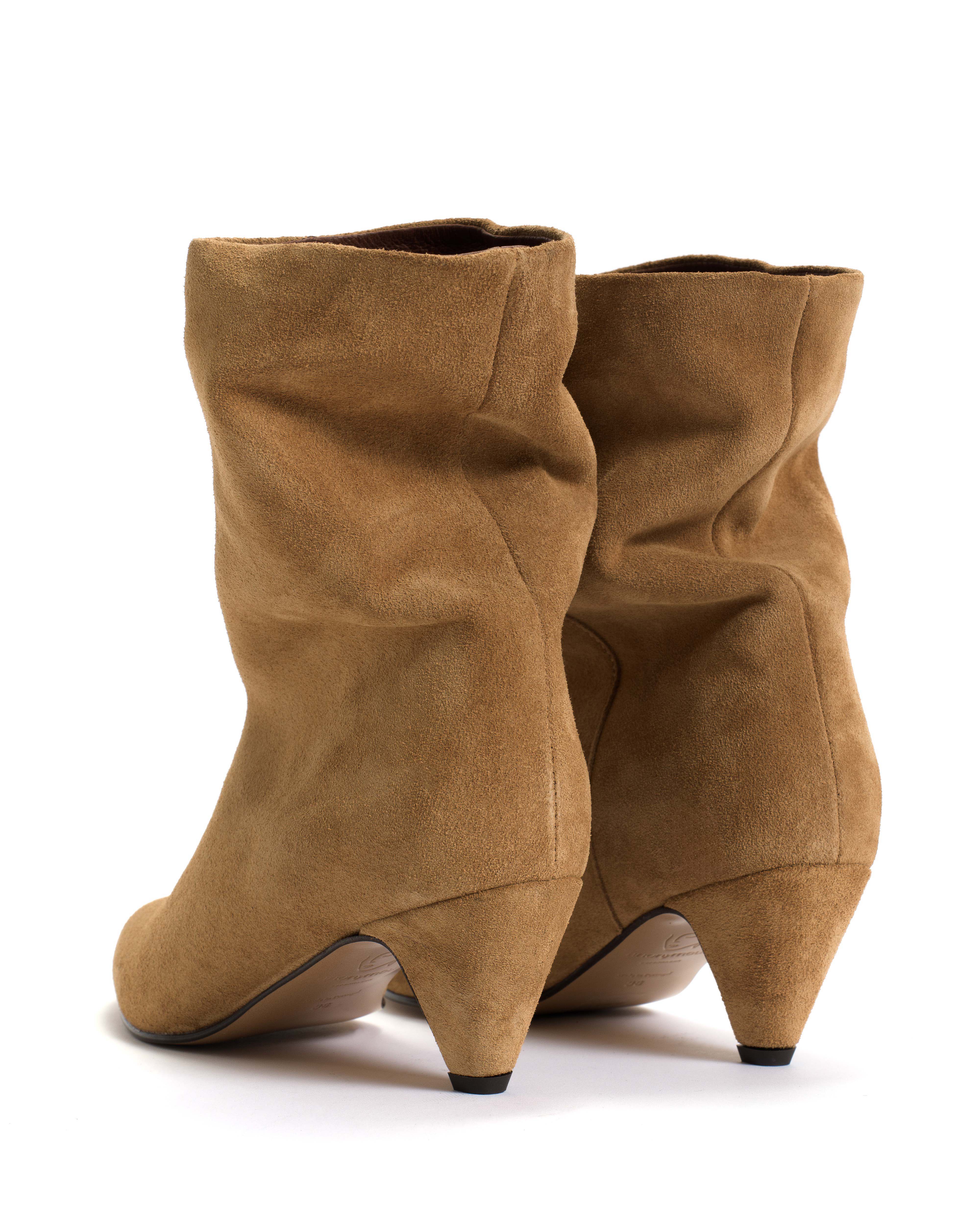 Vully 50 stiletto Calf suede Bamboo brown - Image 4