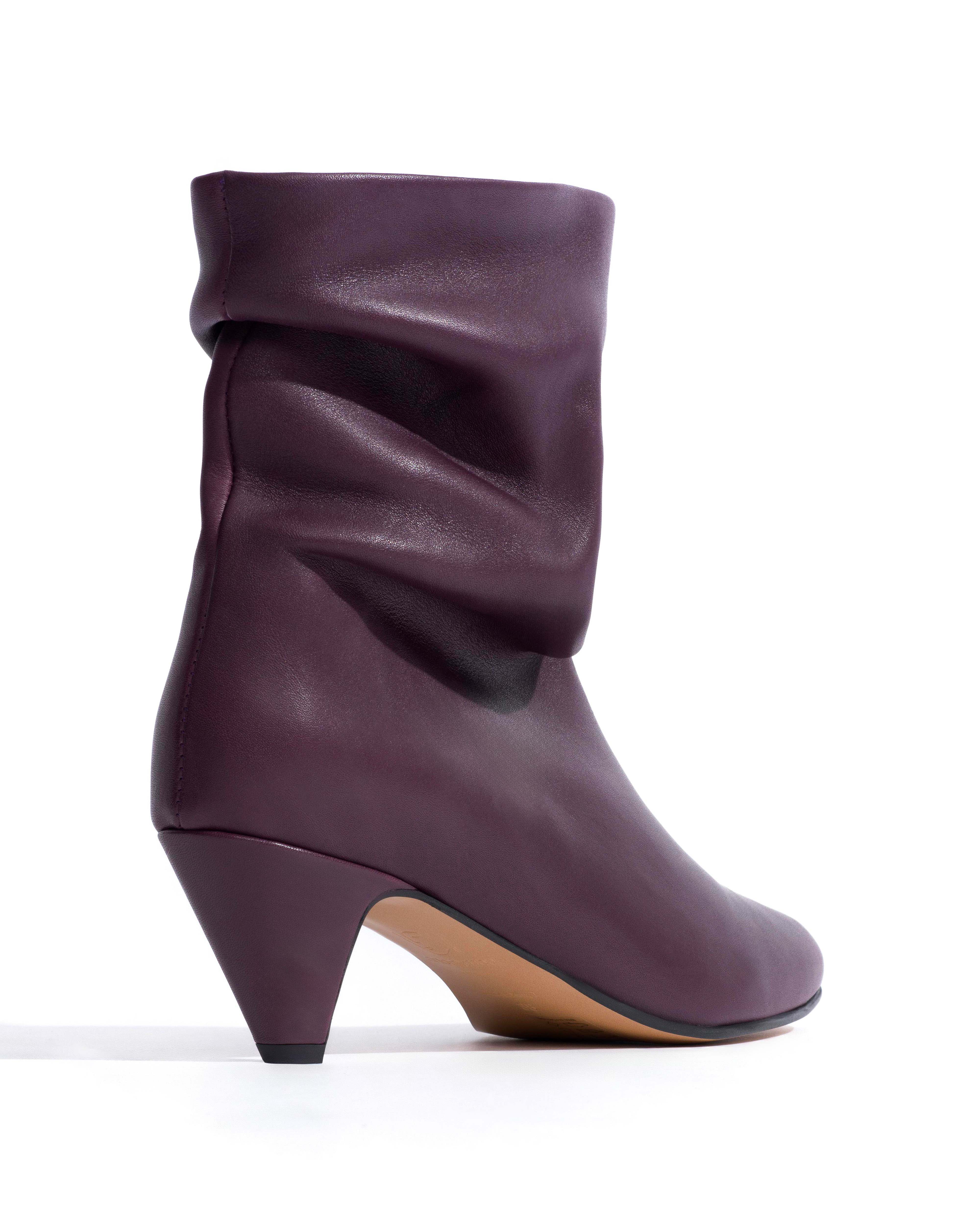 Vully 50 stiletto Soft calf Fig purple - Image 3