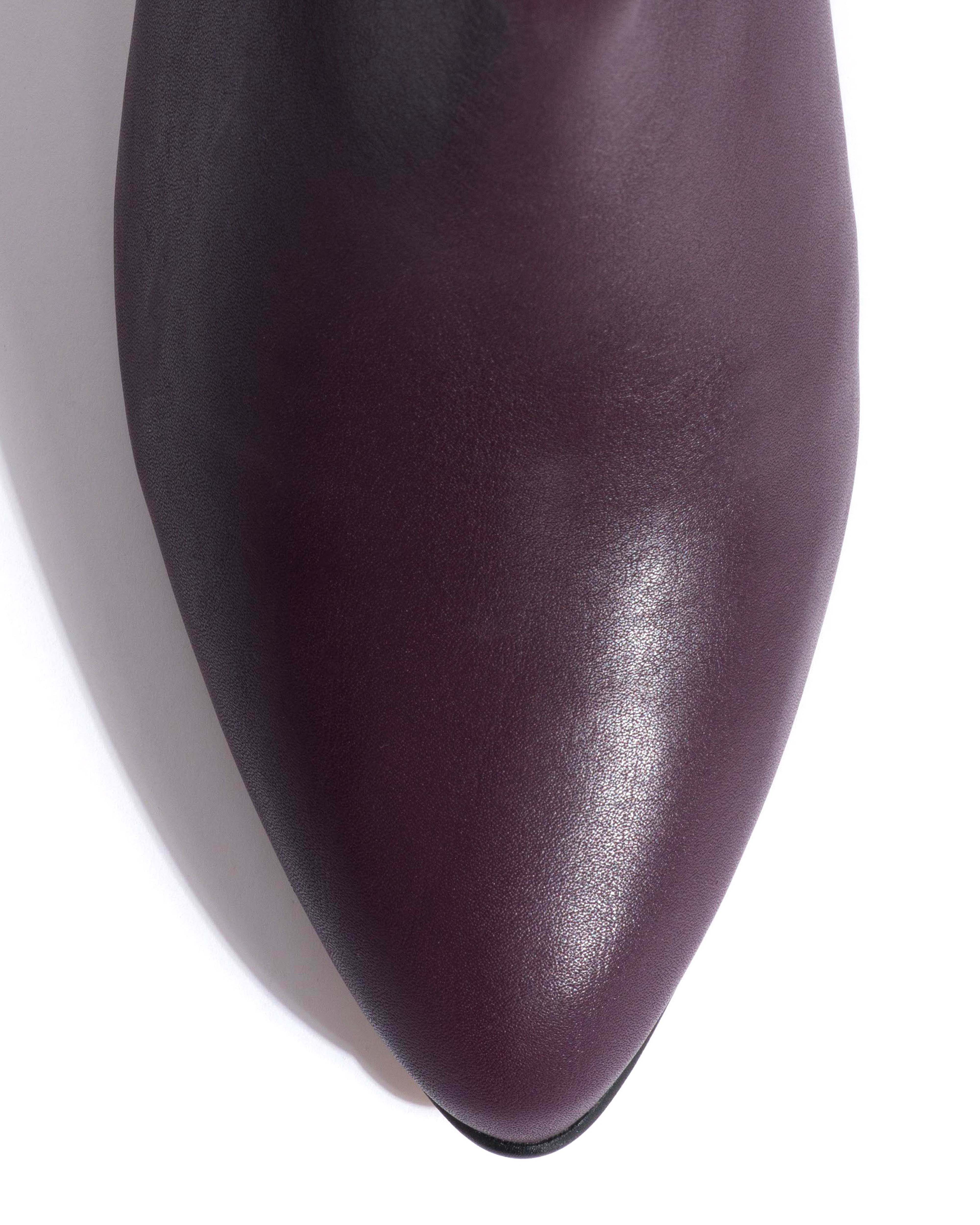 Vully 50 stiletto Soft calf Fig purple - Image 5